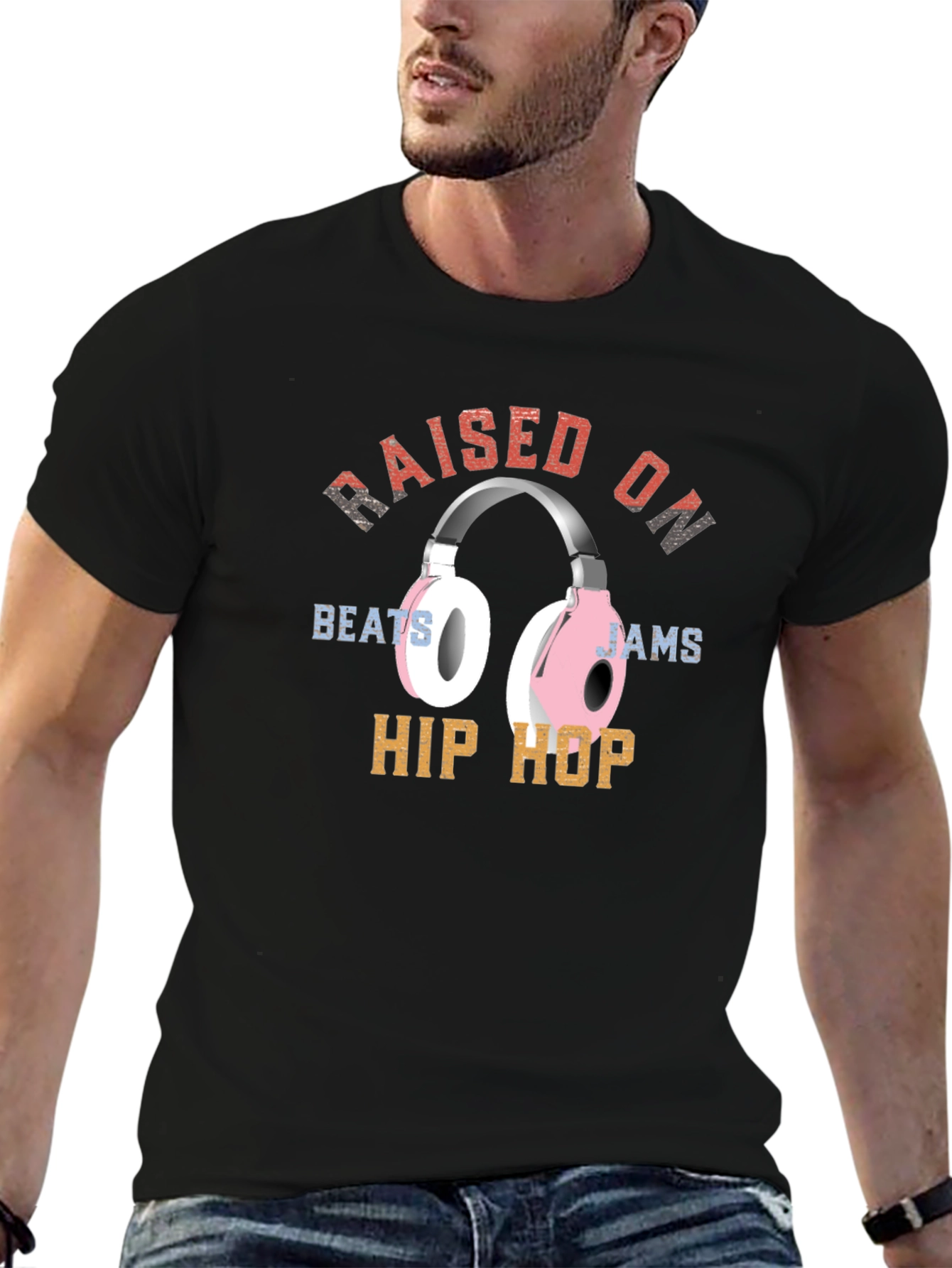 Raised On Beats Hip Hop T-Shirt