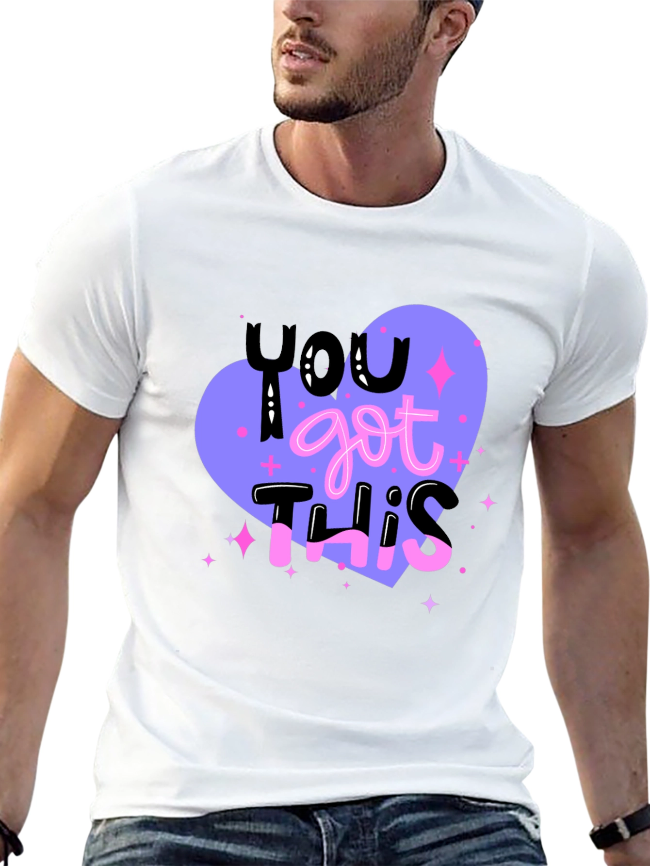 You Got This Graphic Tee - Motivational Heart T-Shirt