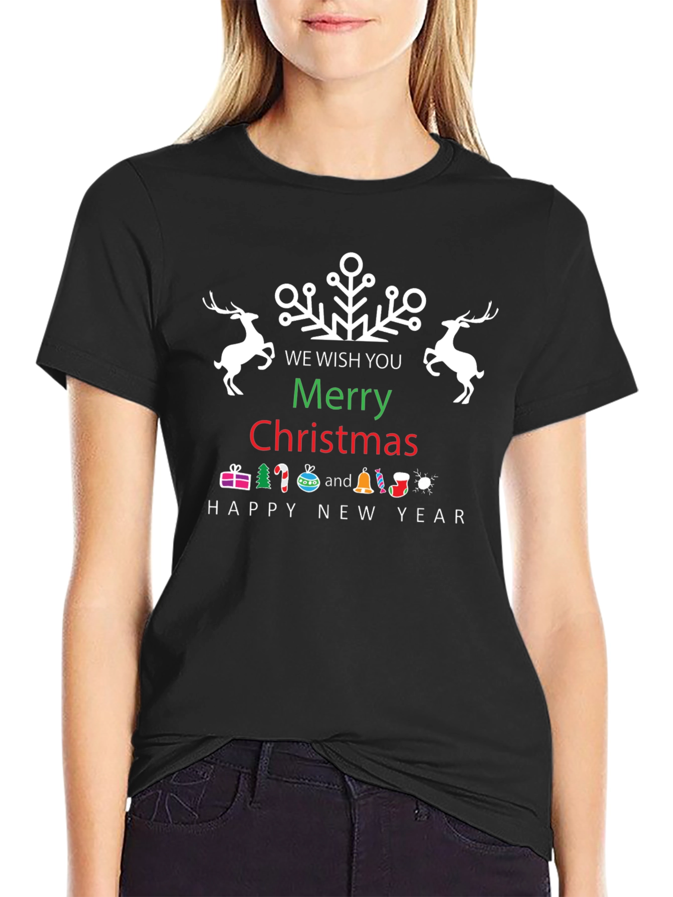 Festive Merry Christmas & Happy New Year T-Shirt
