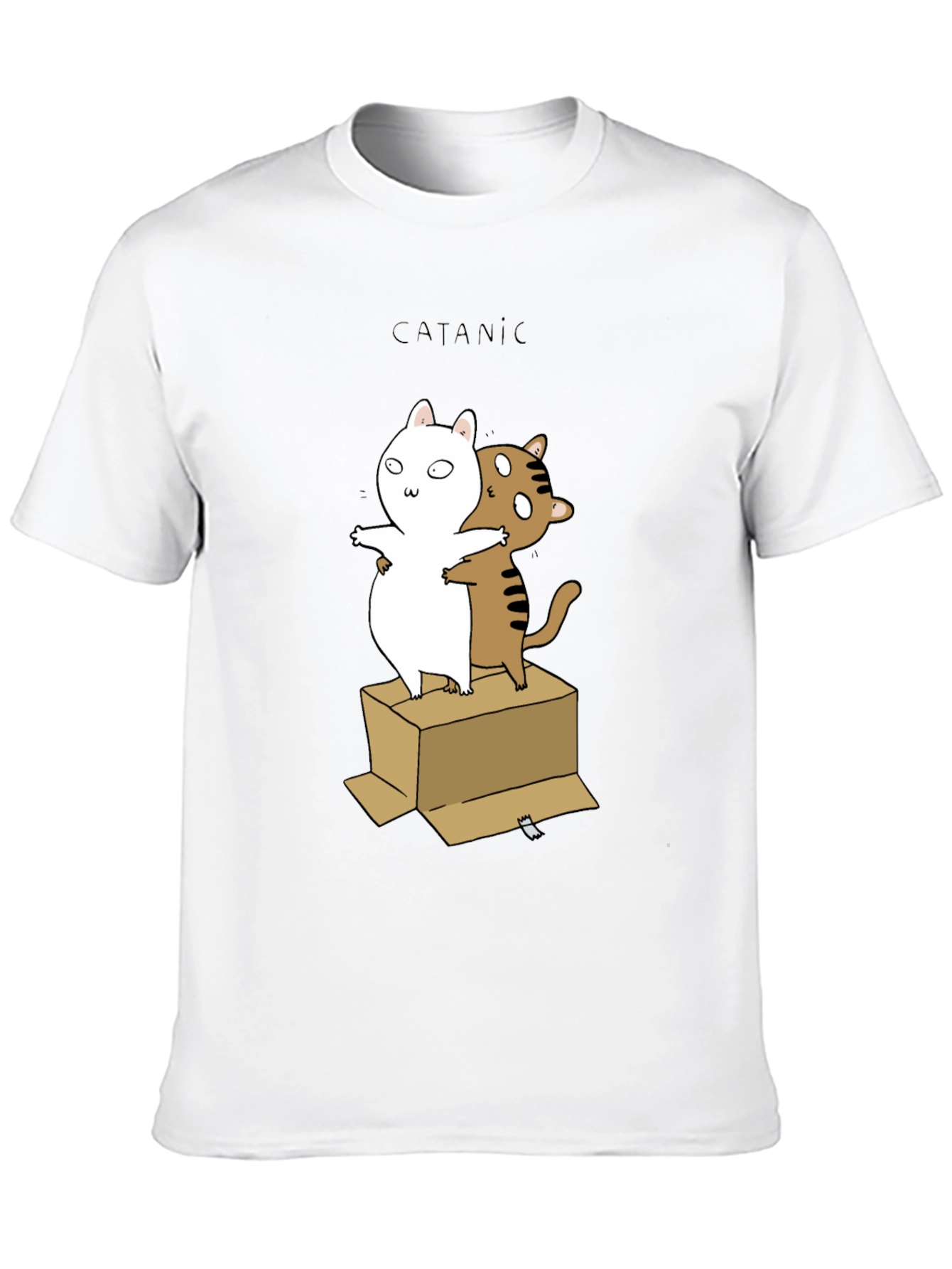 Catanic Cat T-Shirt - Funny Titanic Parody Tee