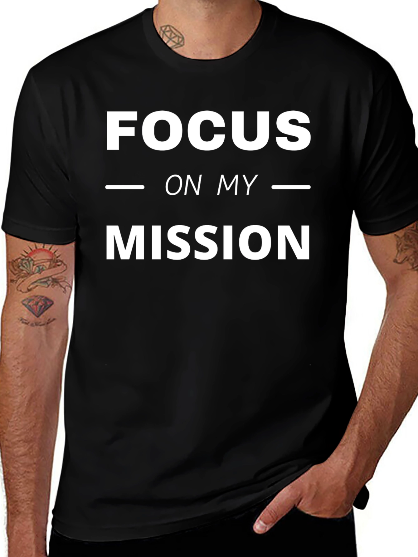 Focus On My Mission Graphic T-Shirt