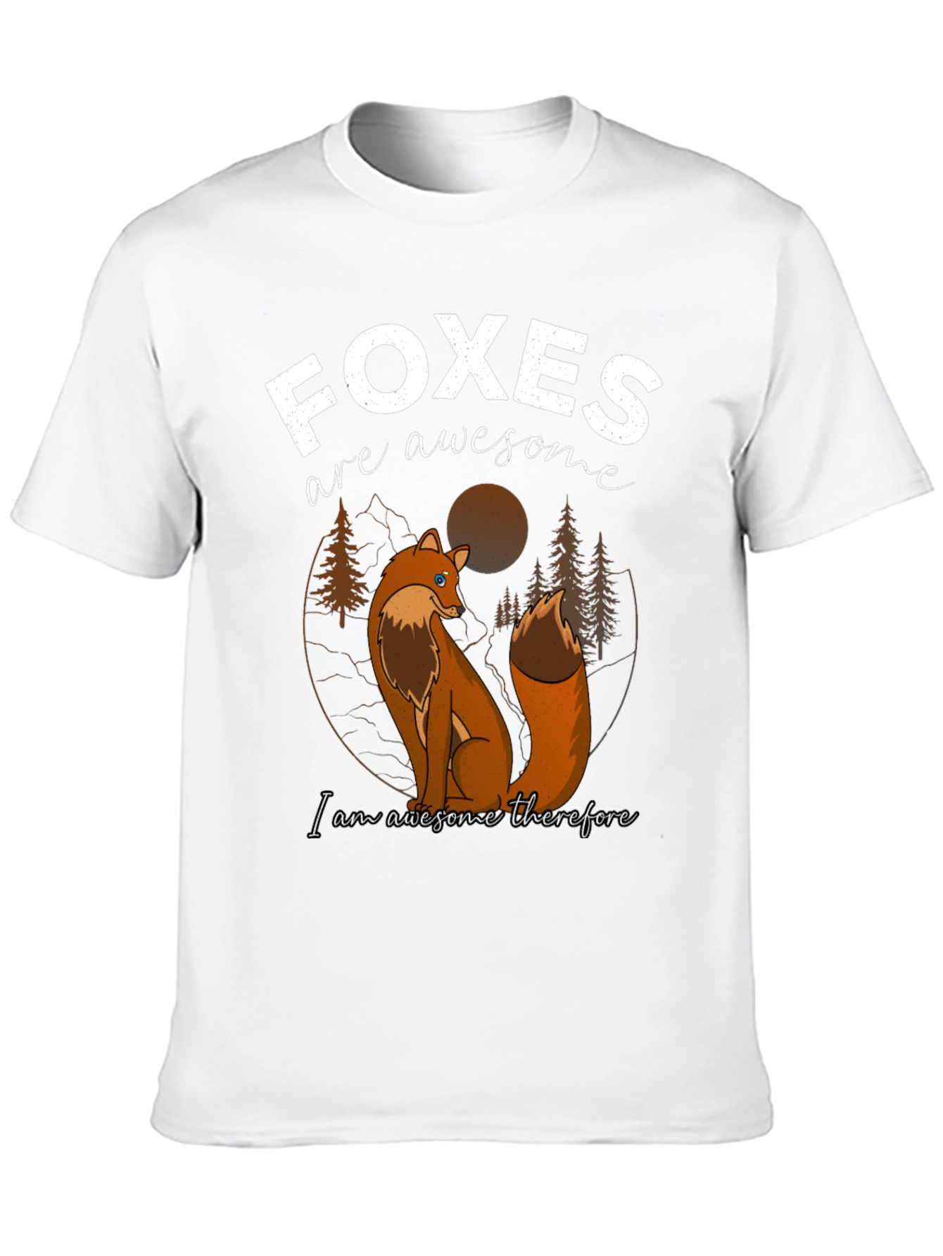 Foxes are Awesome Graphic T-Shirt