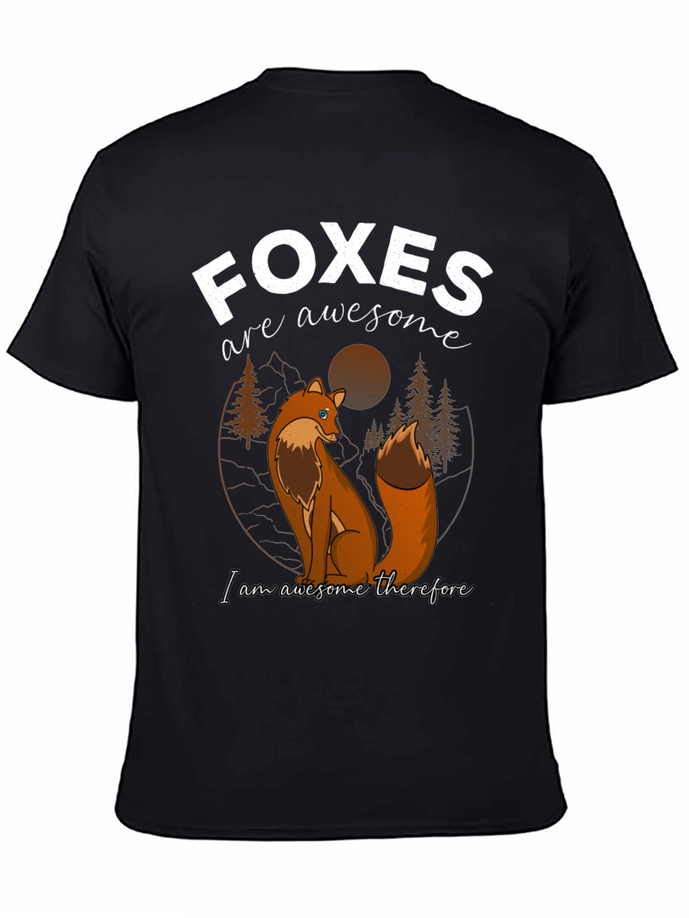 Foxes are Awesome Graphic T-Shirt