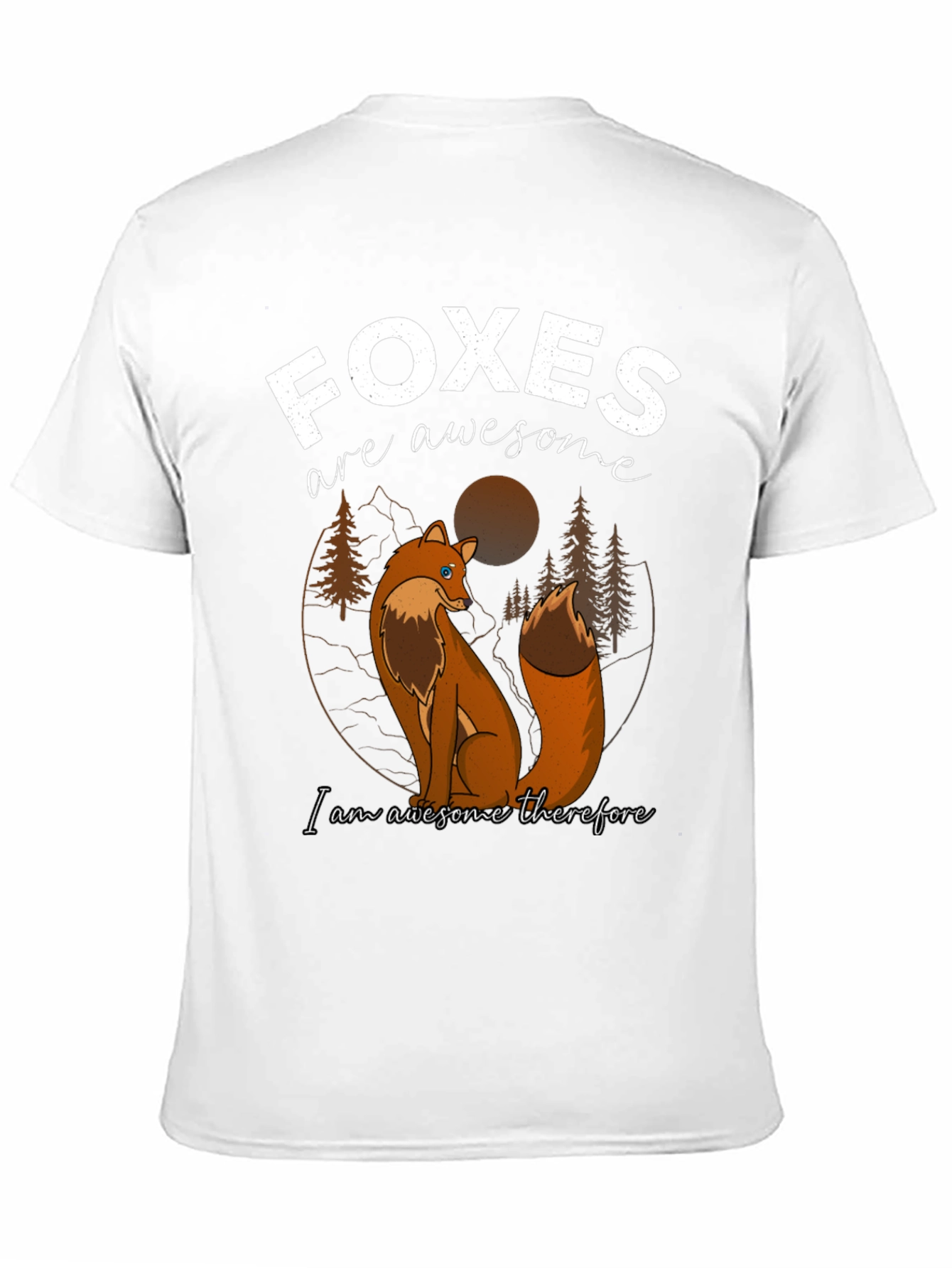 Foxes are Awesome Graphic T-Shirt