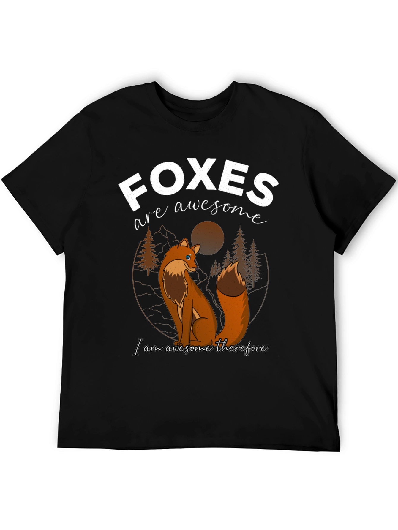 Foxes are Awesome Graphic T-Shirt