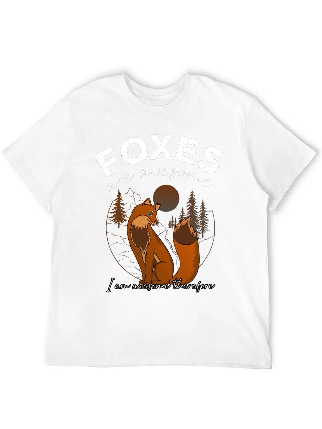 Foxes are Awesome Graphic T-Shirt