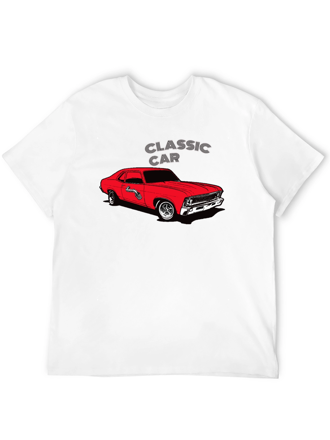 Classic Car Graphic Tee - Black