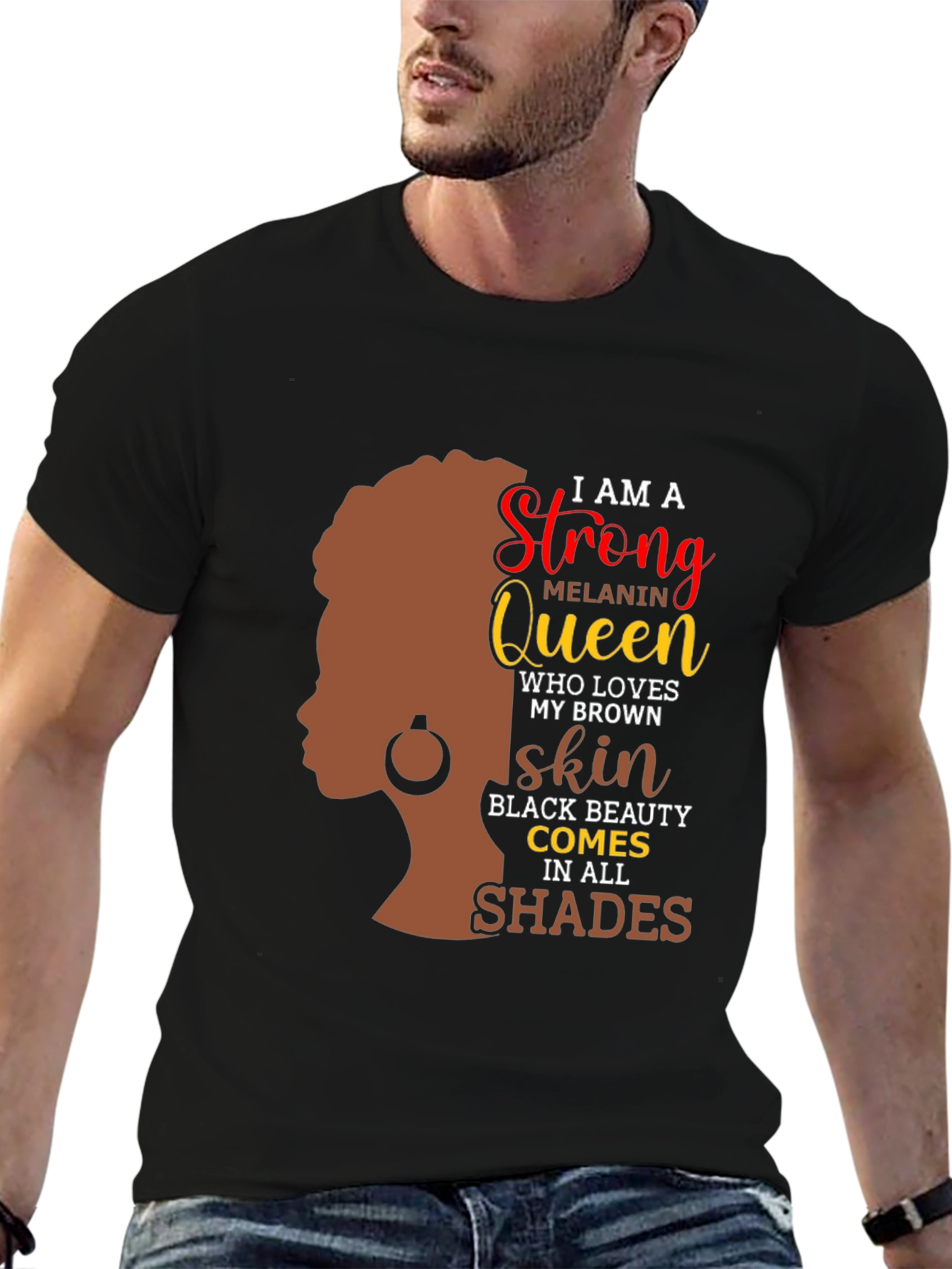 Strong Melanin Queen Black Beauty T-Shirt