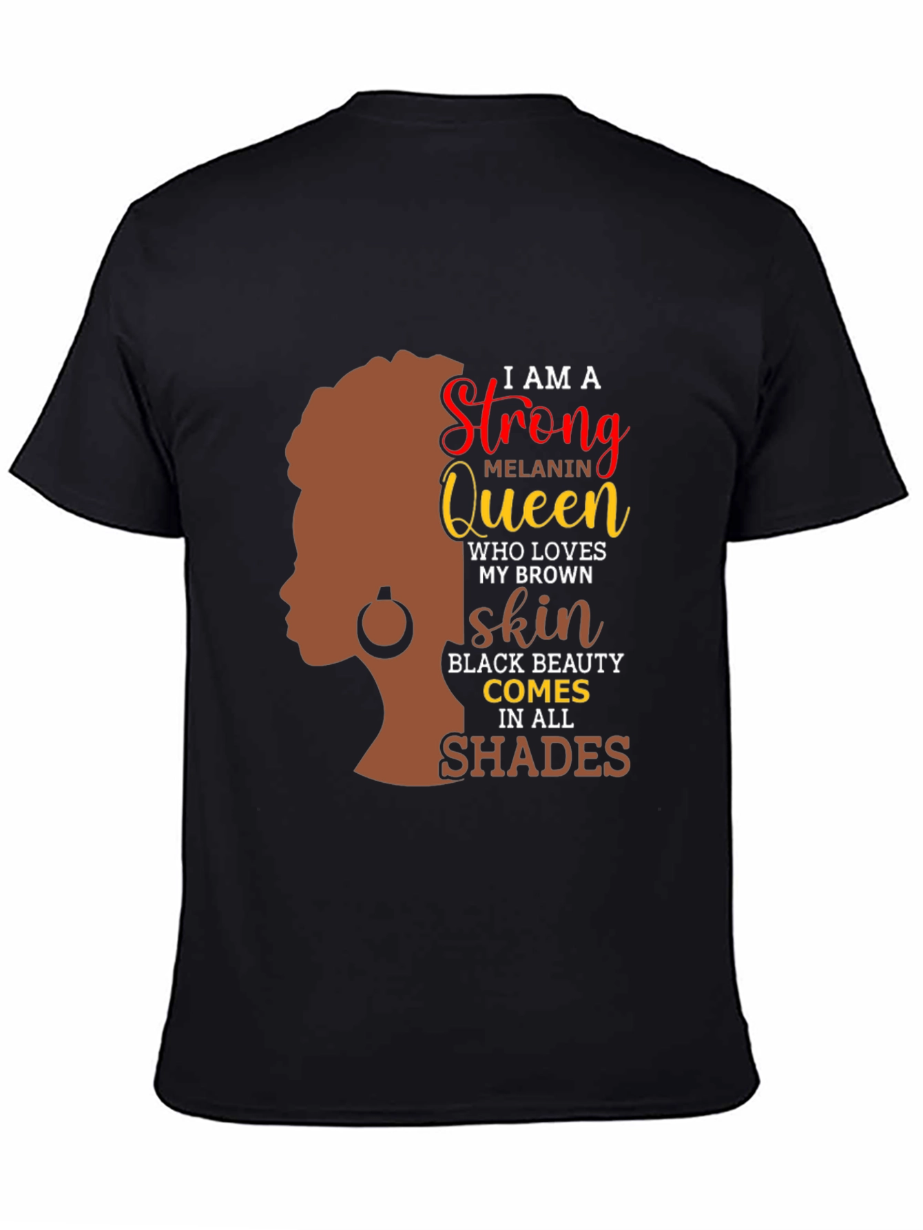 Strong Melanin Queen Black Beauty T-Shirt