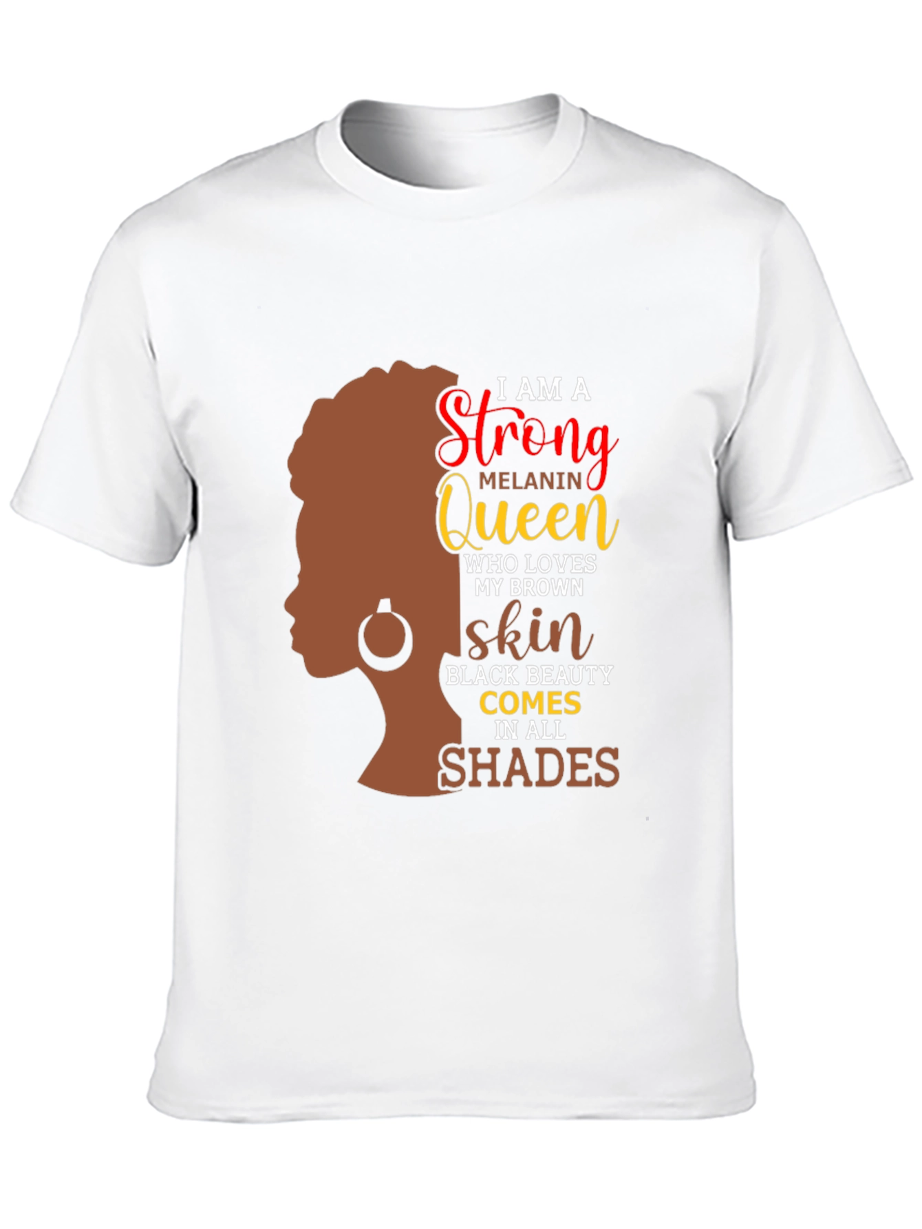 Strong Melanin Queen Black Beauty T-Shirt