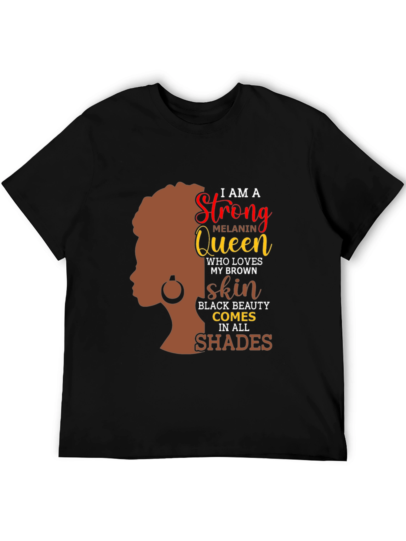 Strong Melanin Queen Black Beauty T-Shirt