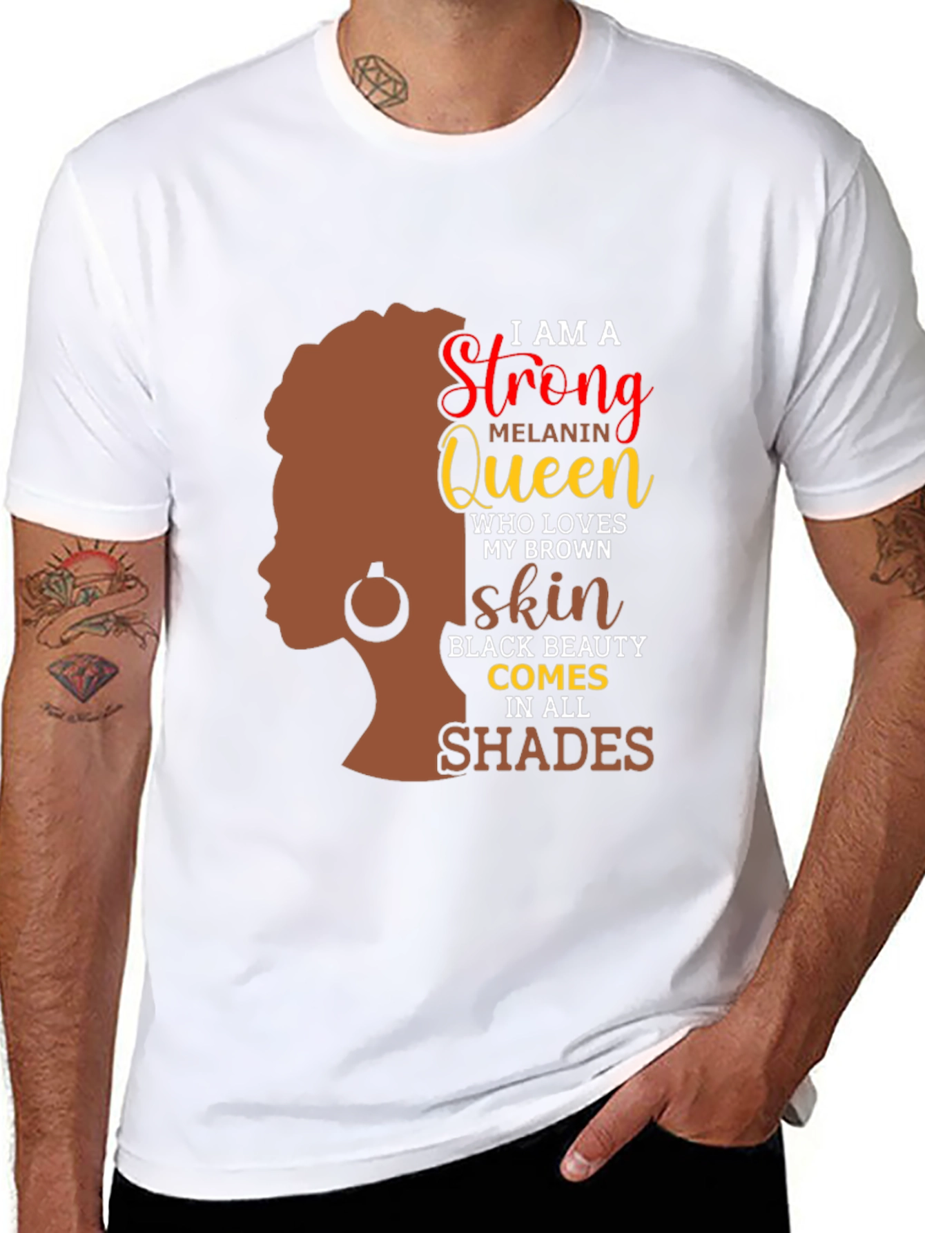 Strong Melanin Queen Black Beauty T-Shirt