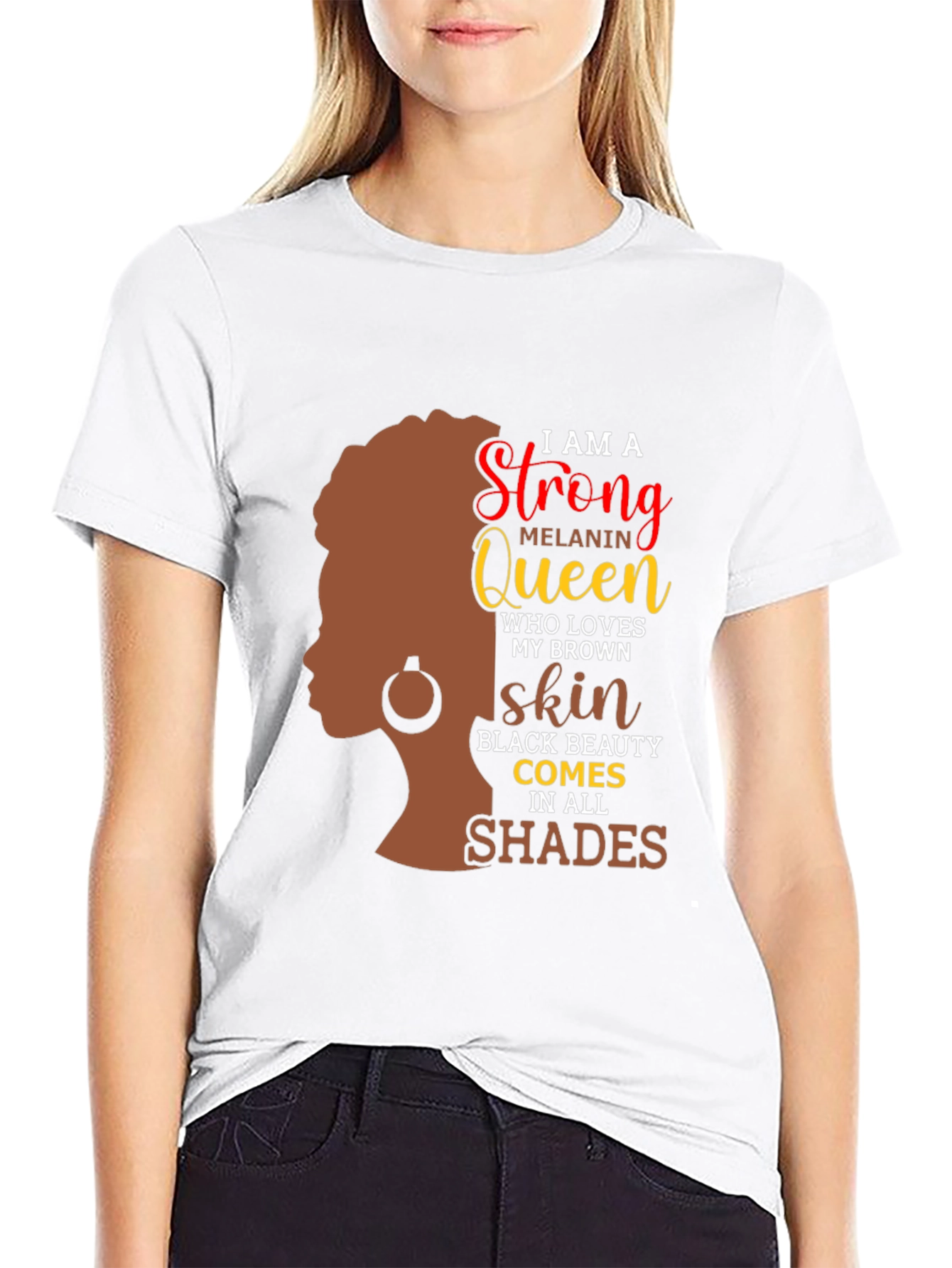 Strong Melanin Queen Black Beauty T-Shirt