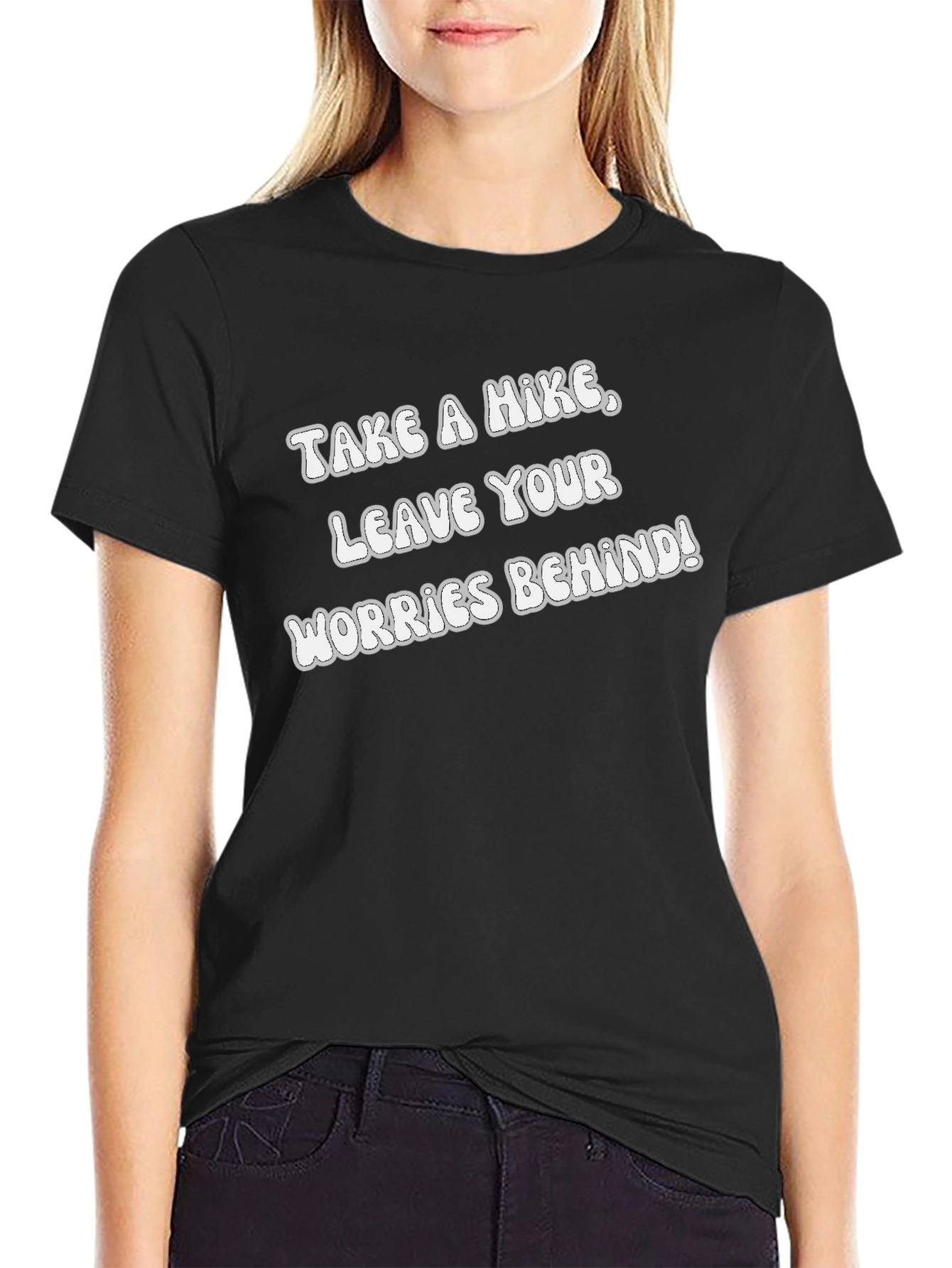 Hikers Tee: Leave Your Worries Behind