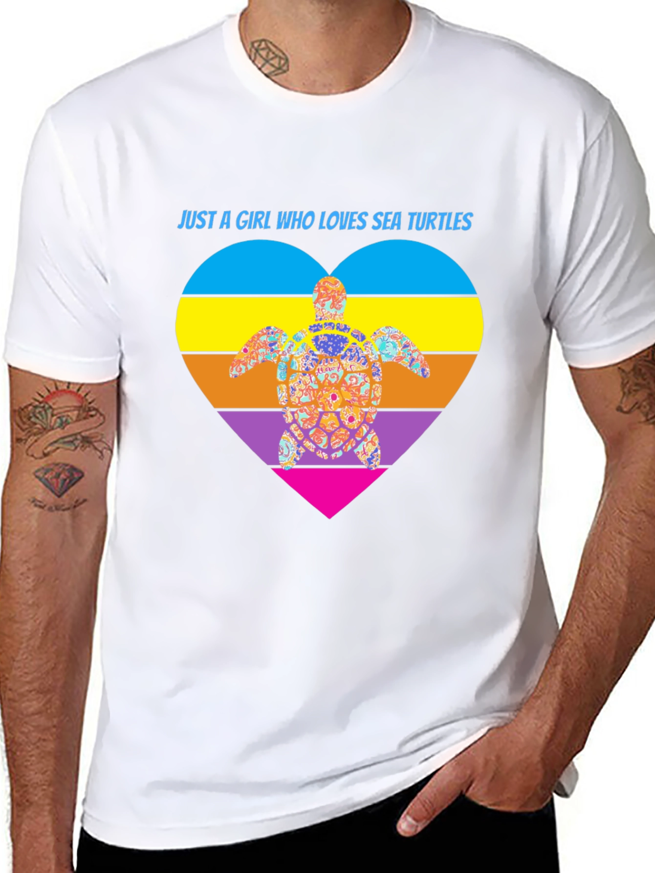 Sea Turtle Lover Graphic Tee