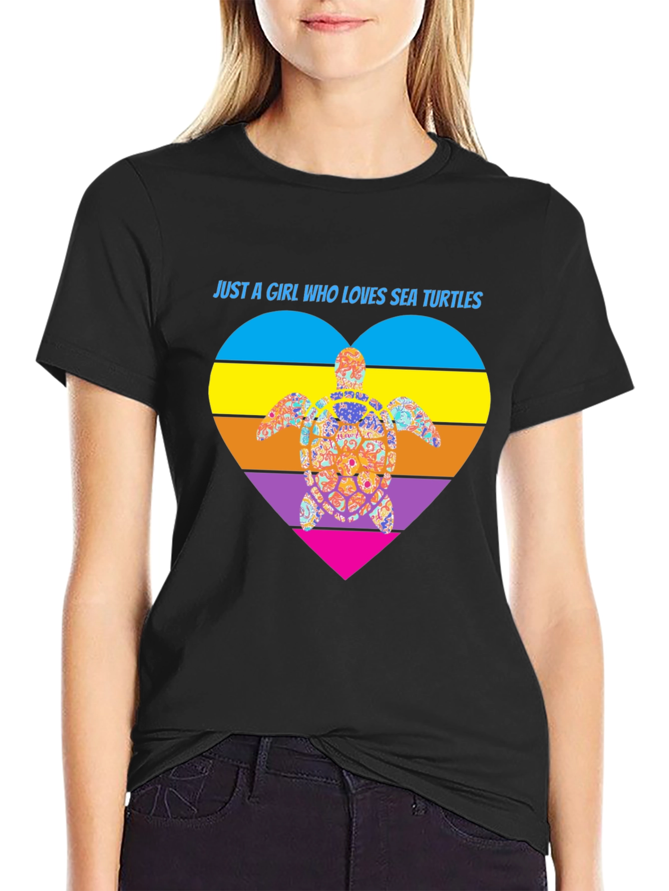 Sea Turtle Lover Graphic Tee