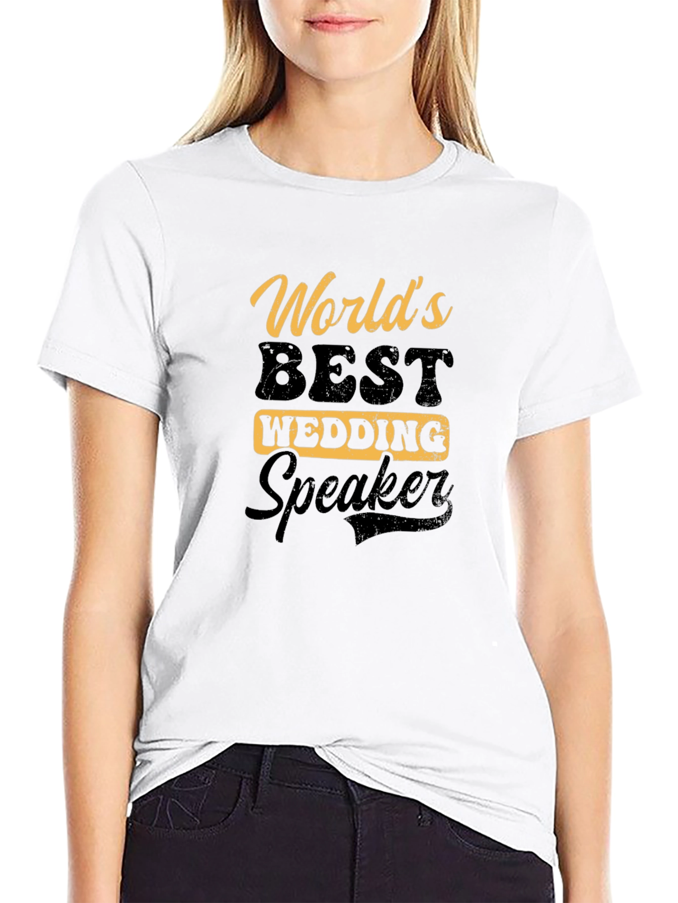 Worlds Best Wedding Speaker Tee