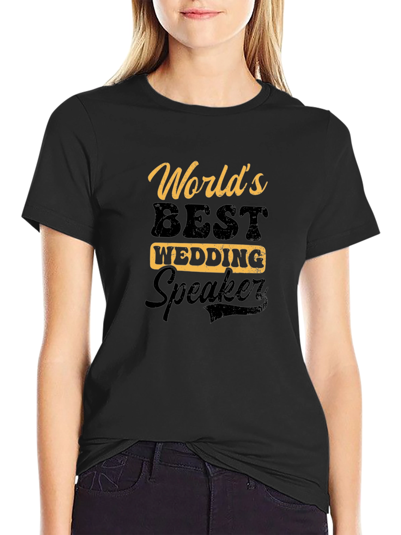 Worlds Best Wedding Speaker Tee