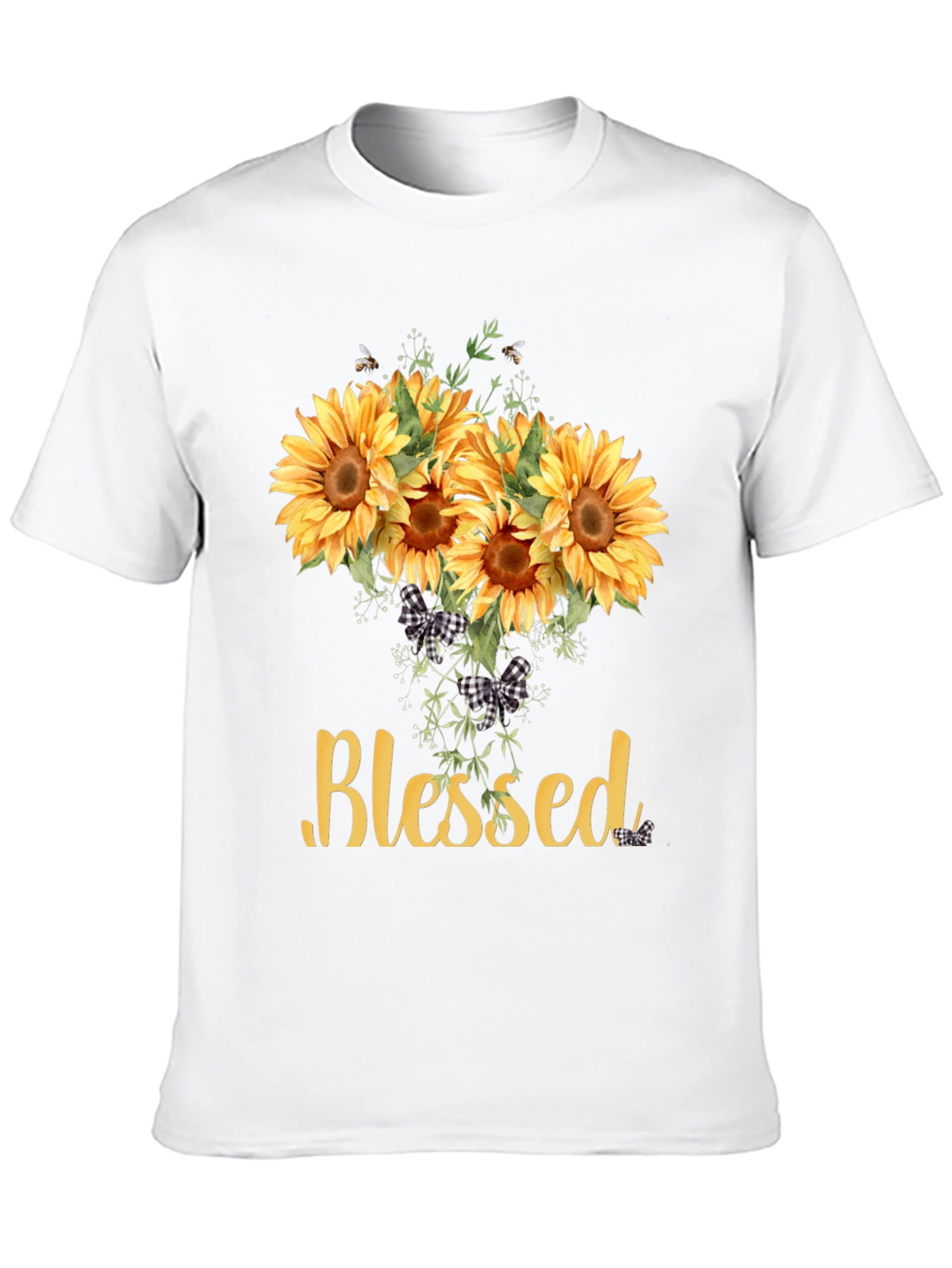 Blessed Sunflower Graphic Tee - Unisex Soft Cotton