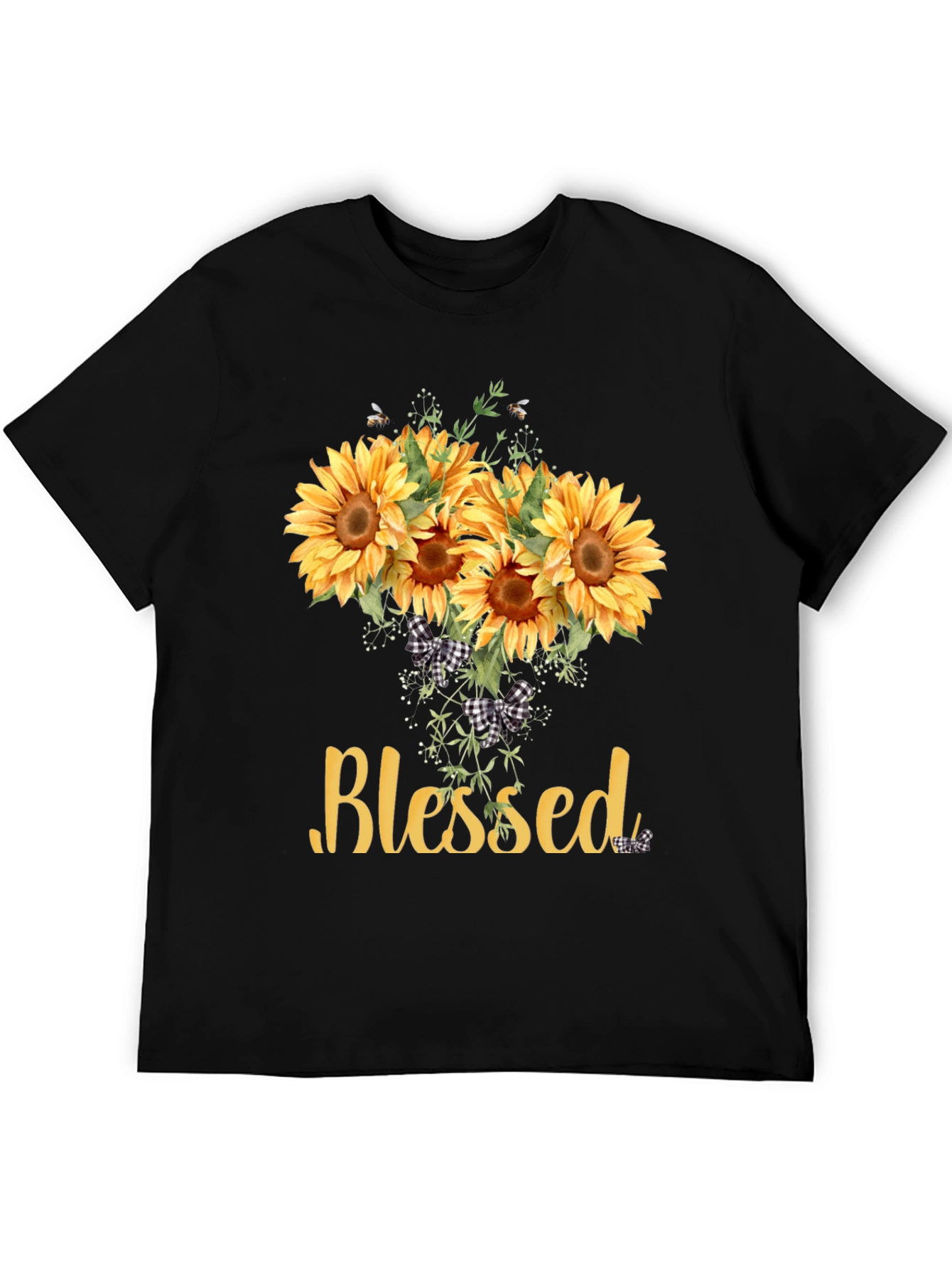 Blessed Sunflower Graphic Tee - Unisex Soft Cotton
