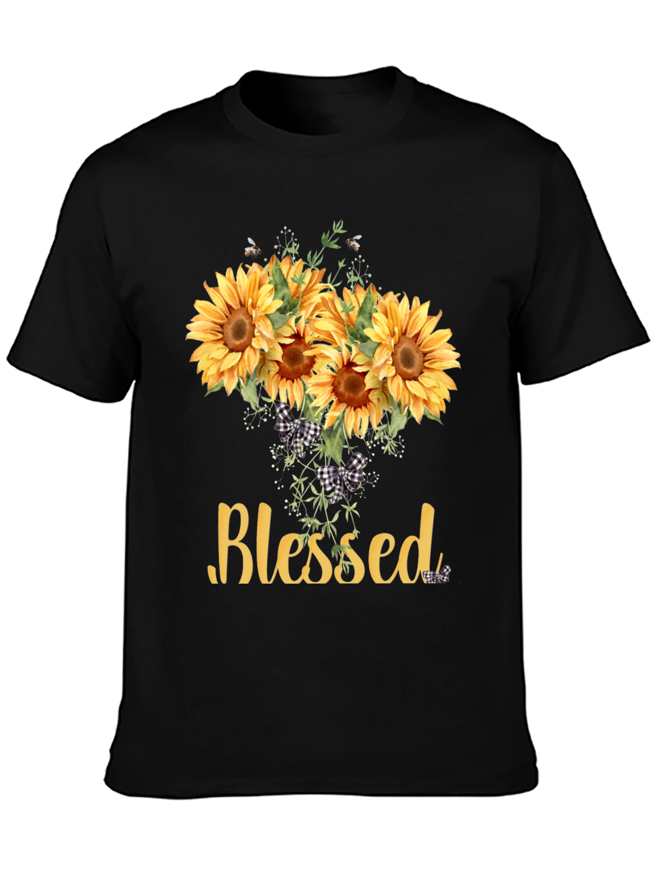 Blessed Sunflower Graphic Tee - Unisex Soft Cotton