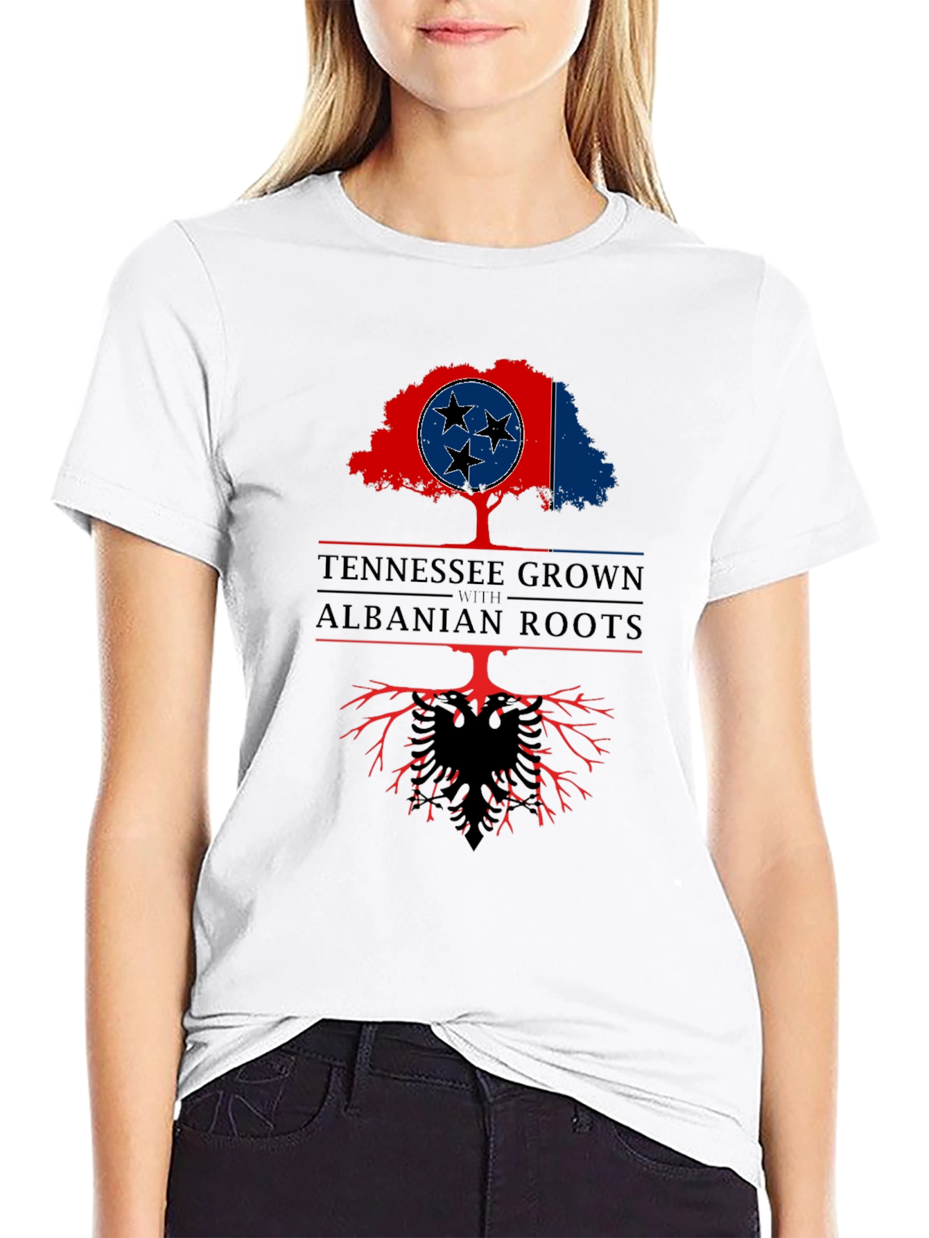 Tennessee Grown with Albanian Roots T-Shirt