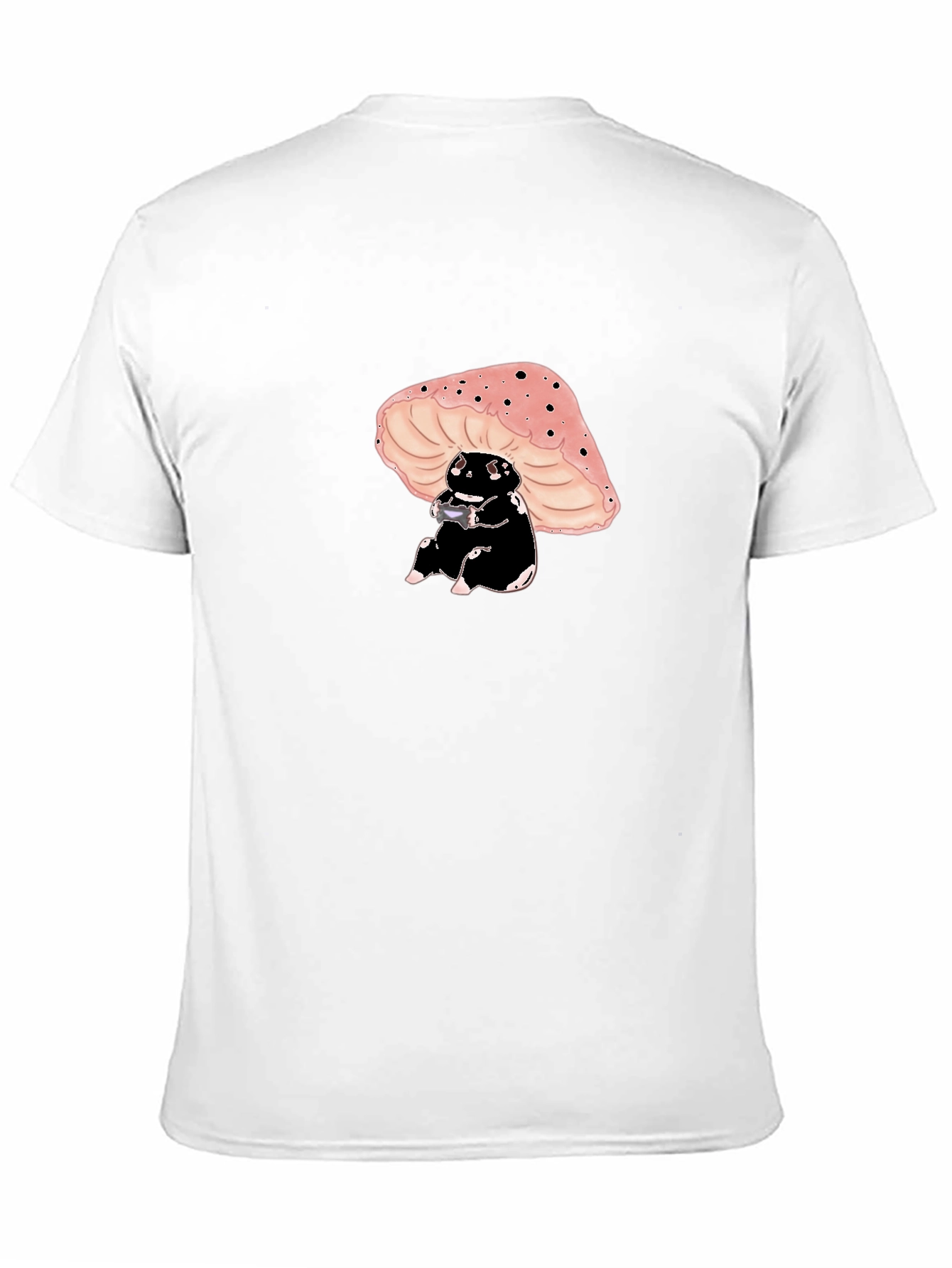 Mushroom Gaming Black T-Shirt
