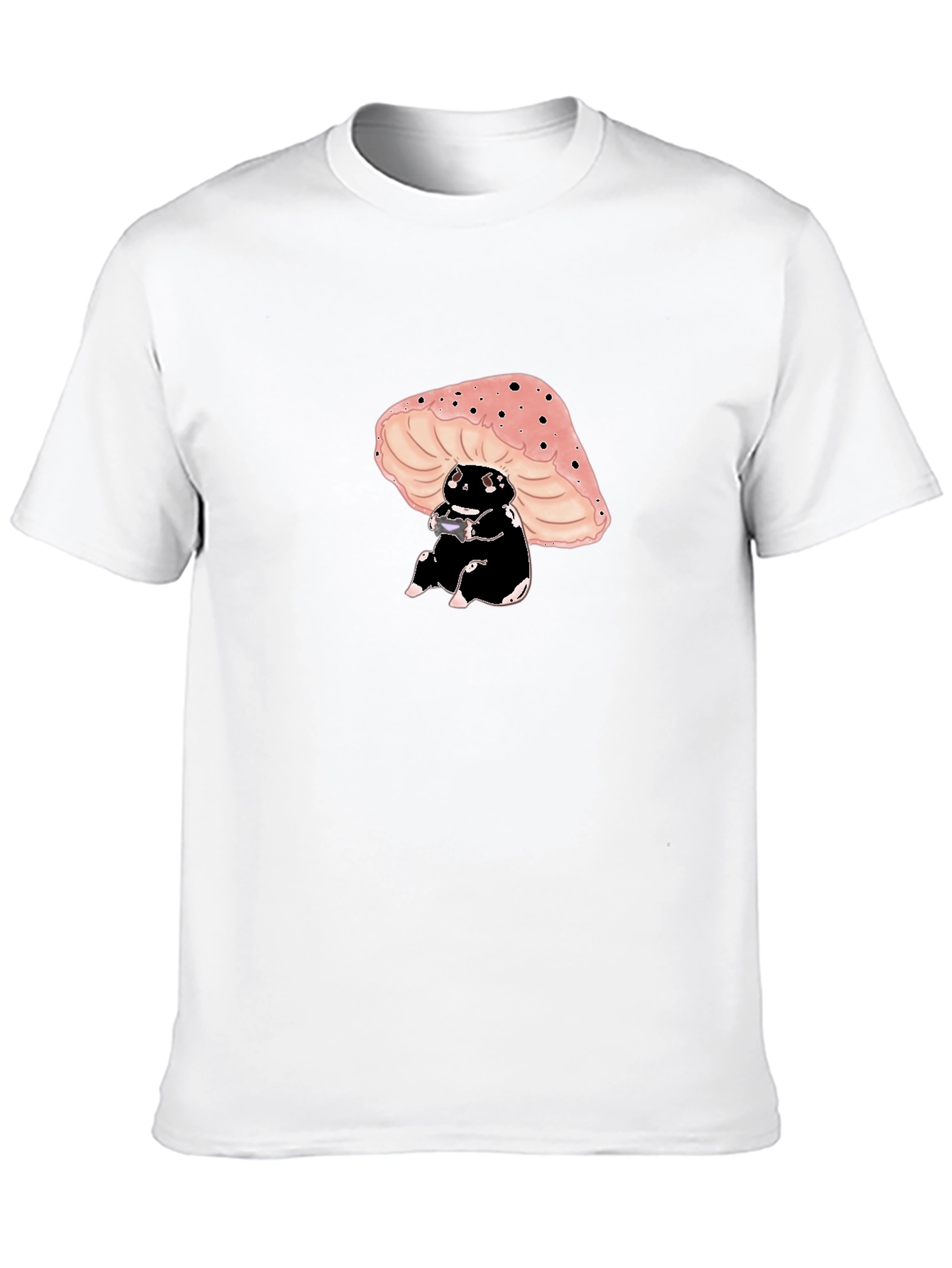 Mushroom Gaming Black T-Shirt