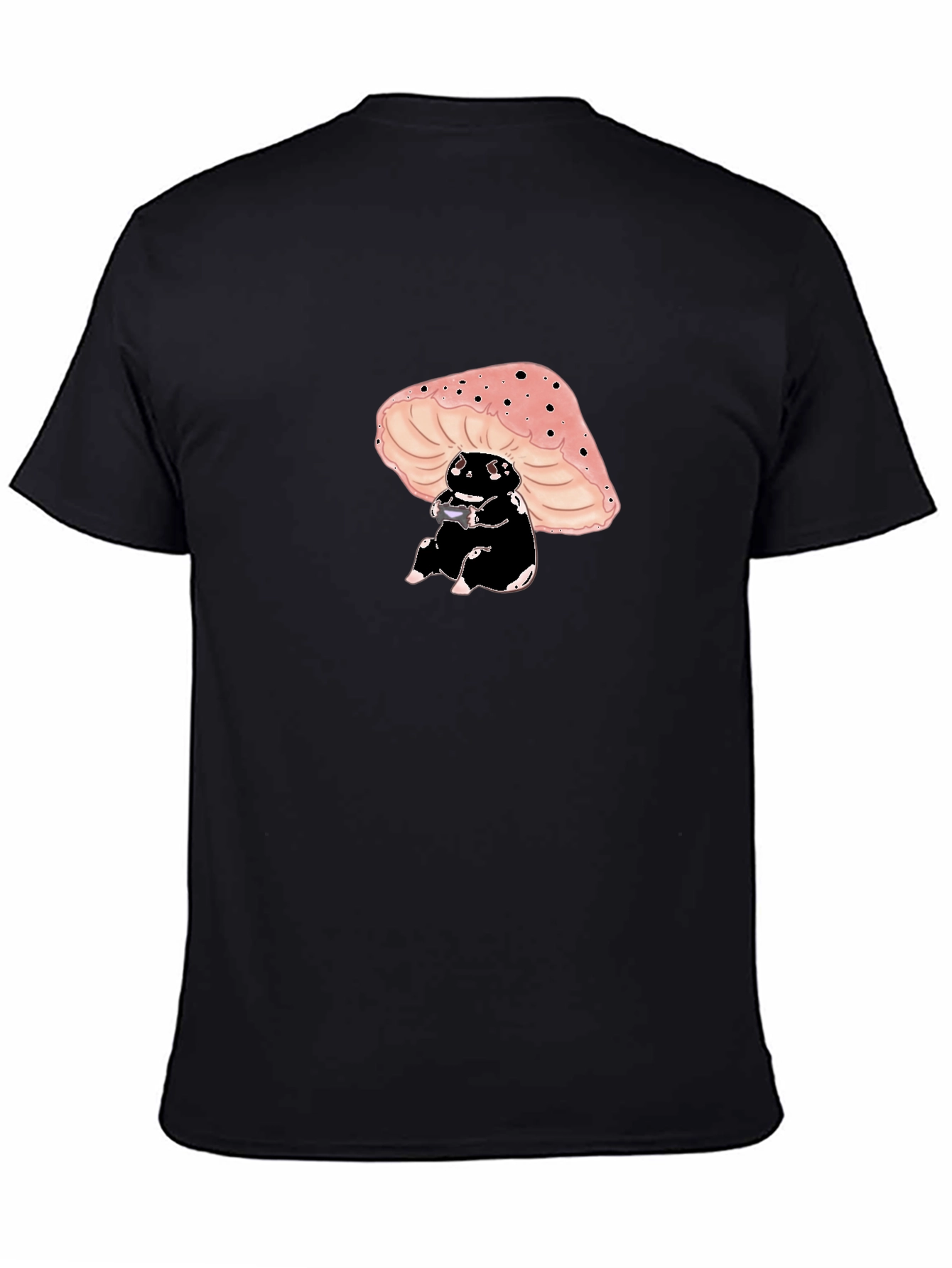 Mushroom Gaming Black T-Shirt