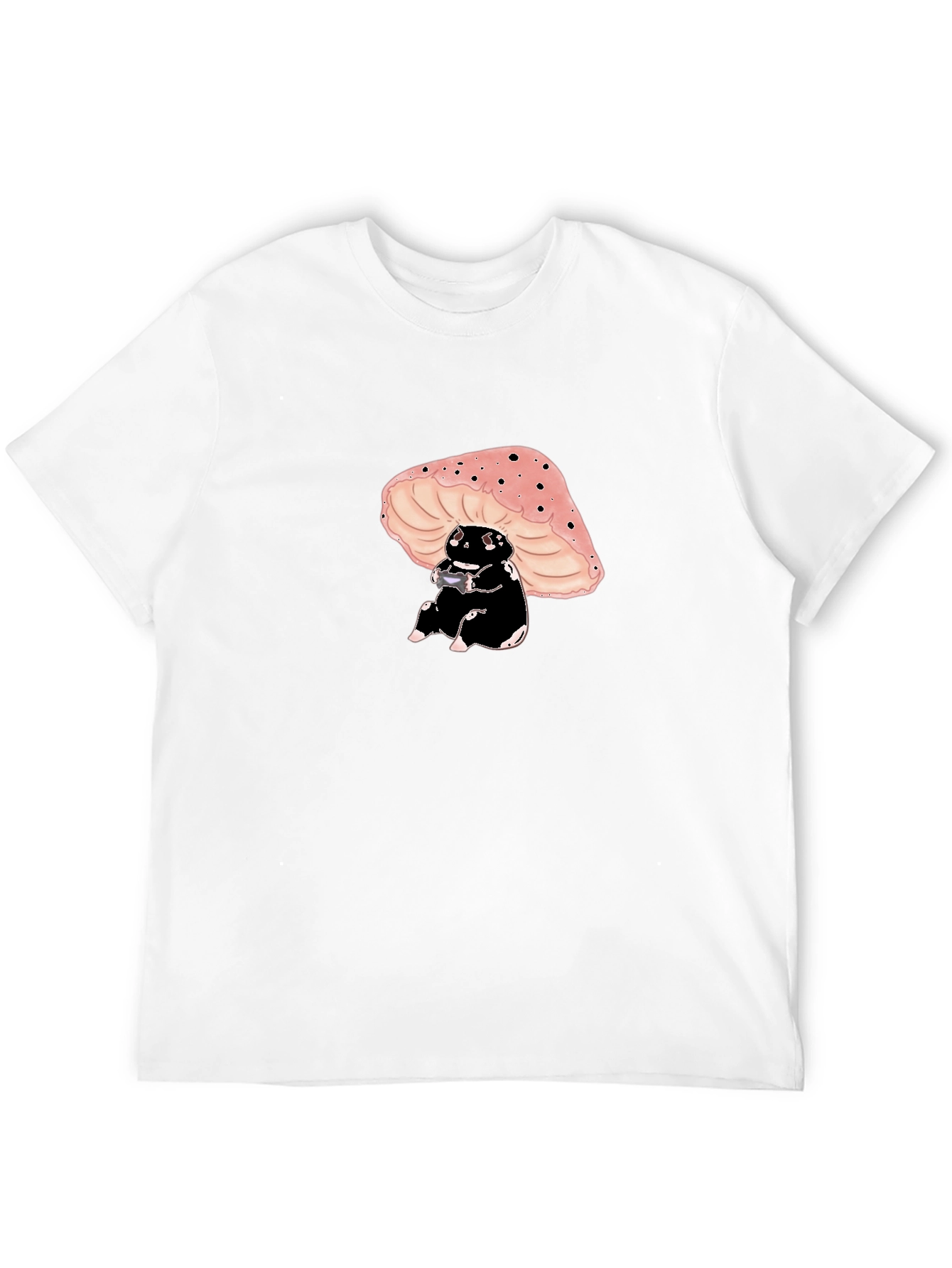 Mushroom Gaming Black T-Shirt