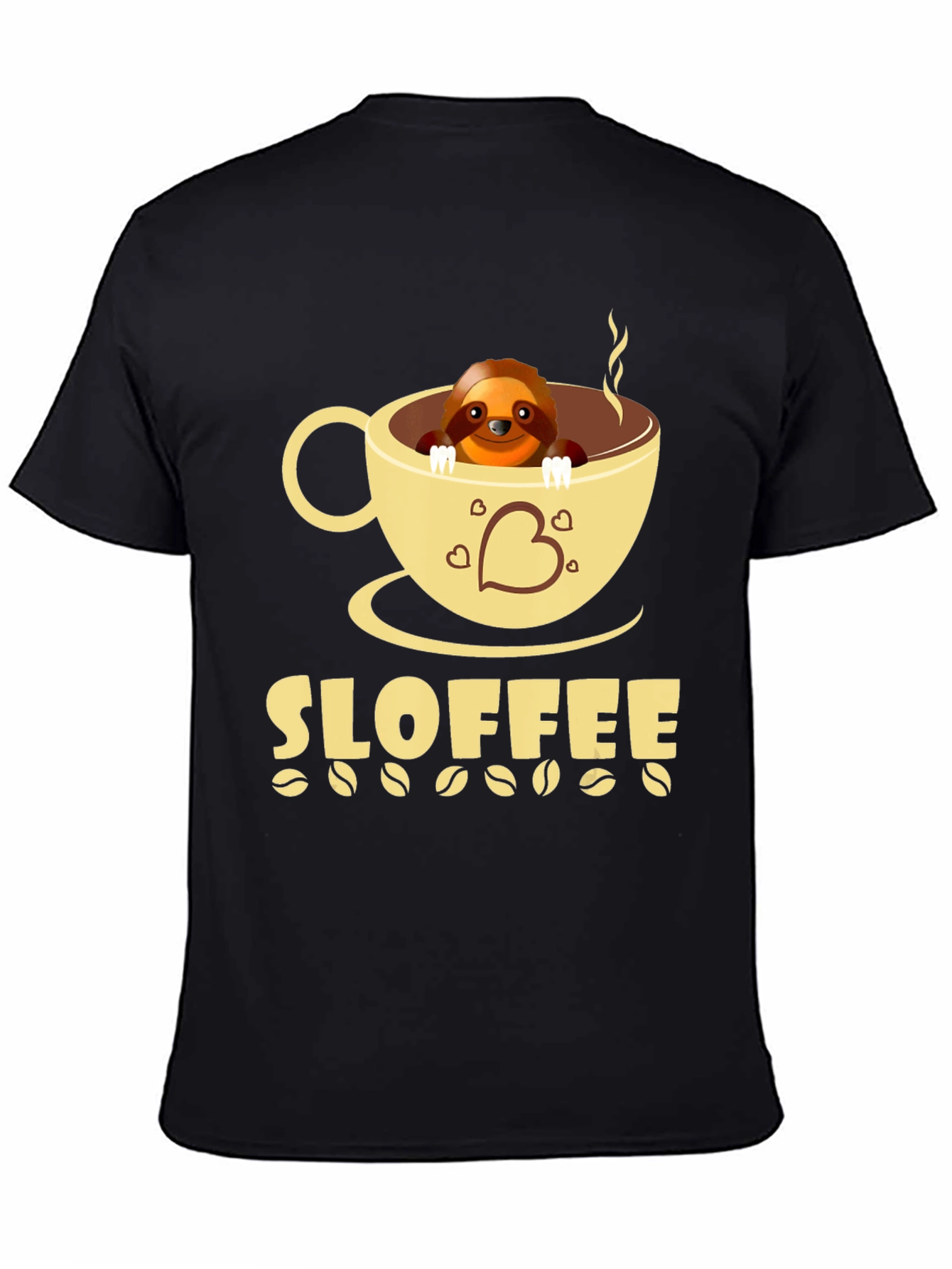 Sloffee Sloth Coffee T-Shirt Cute Animal Tee
