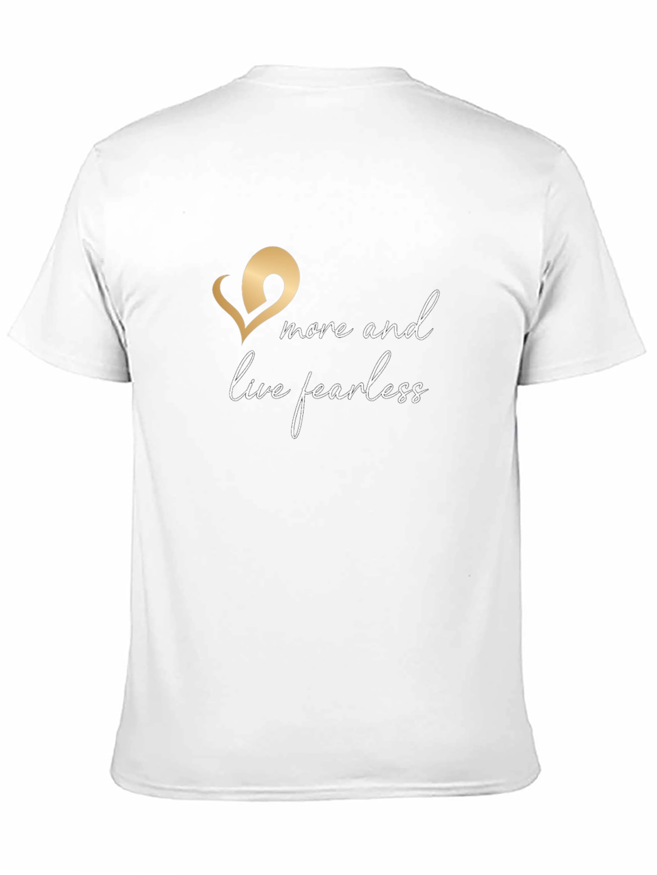 Live Fearless Black Tee
