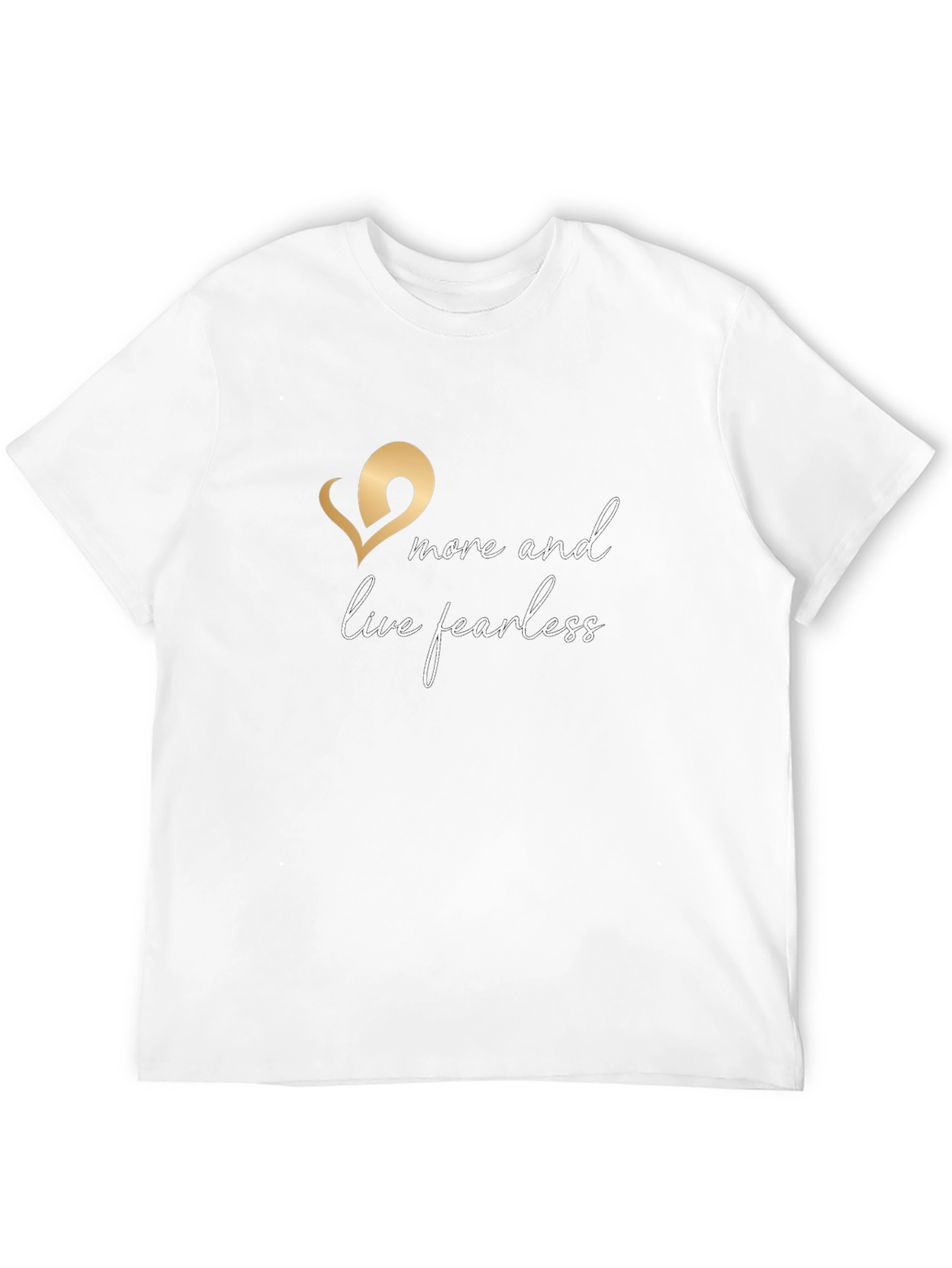 Live Fearless Black Tee