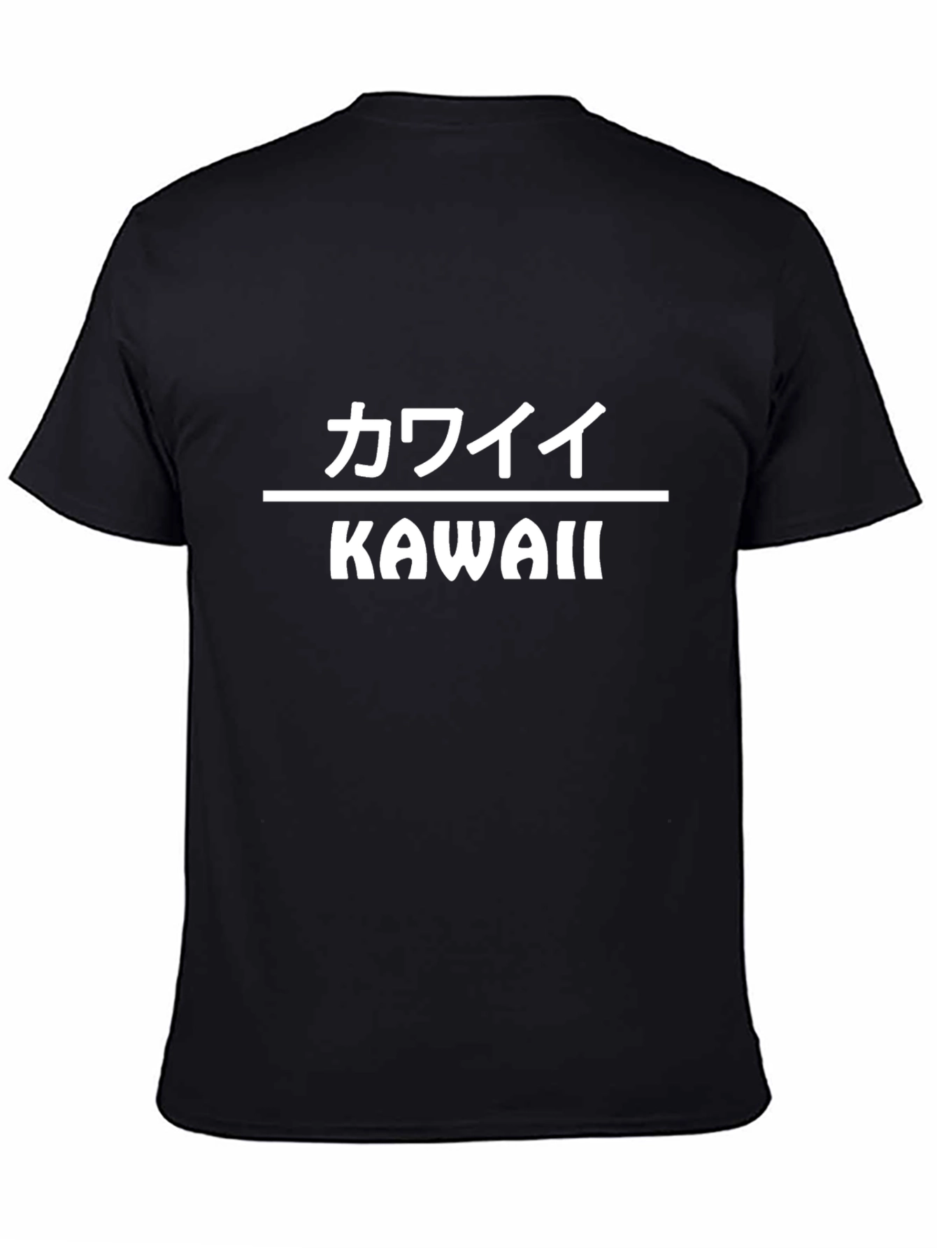 Kawaii Black T-Shirt - Japanese Aesthetic Style