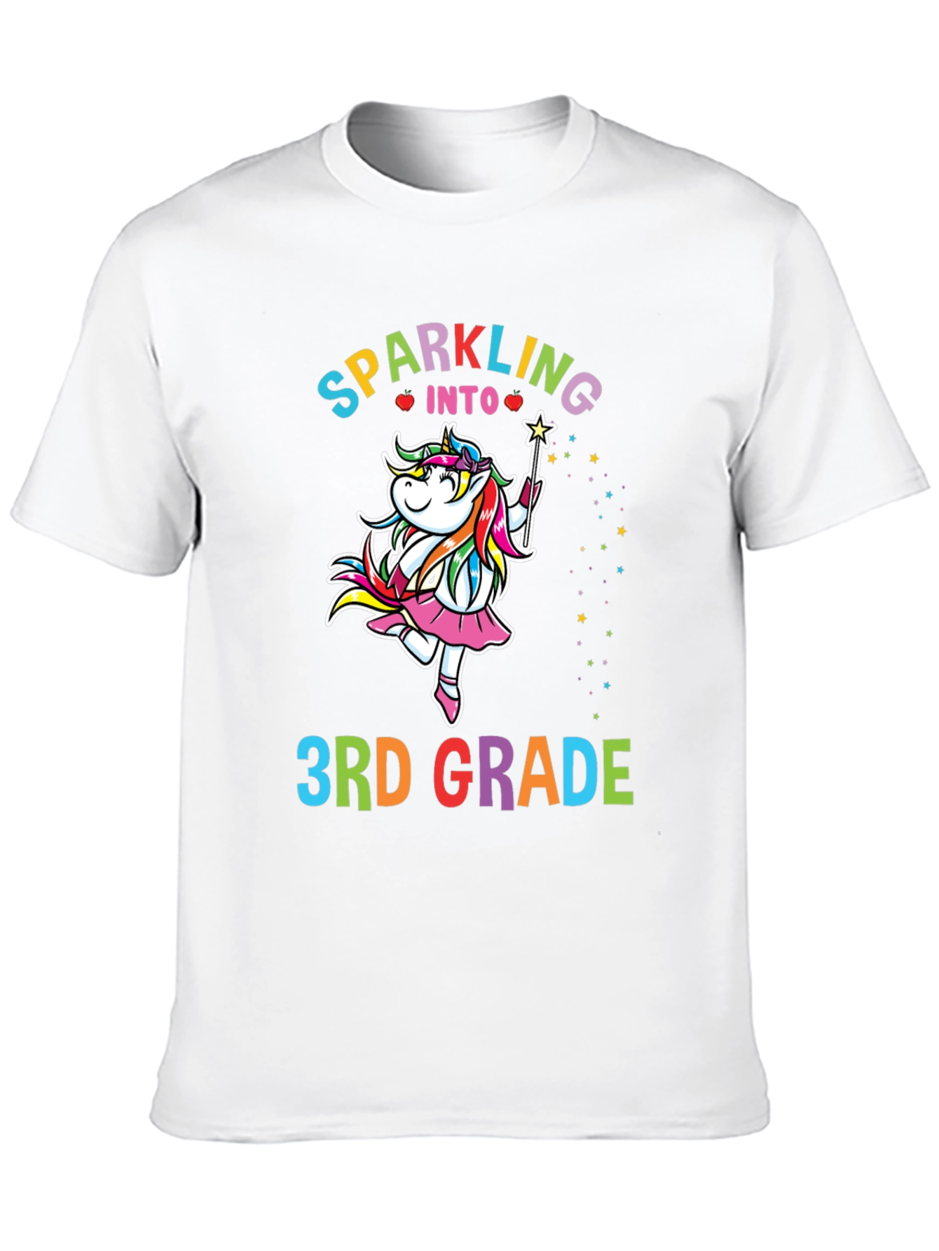 Sparkling Into 3rd Grade Unicorn T-Shirt