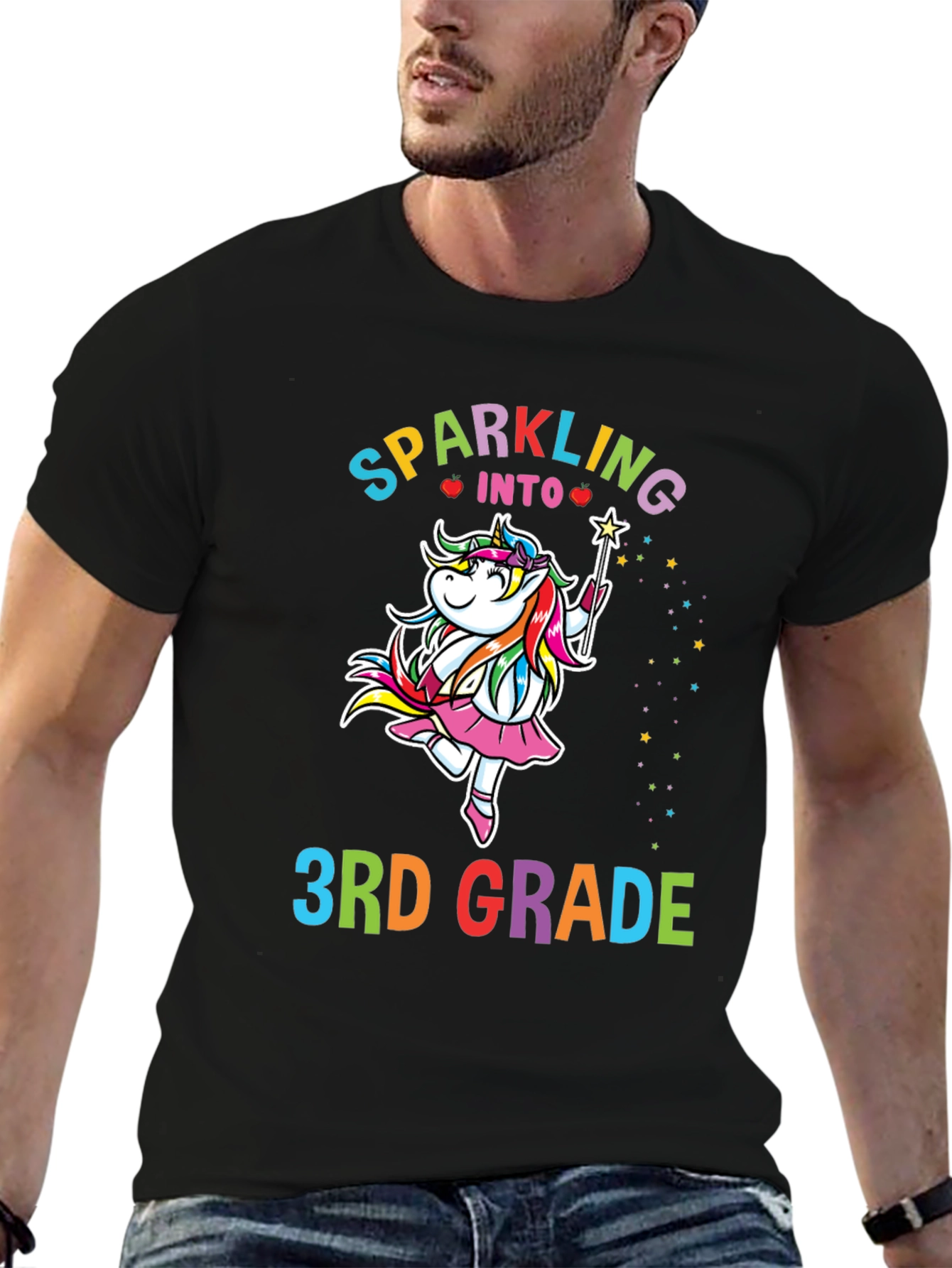 Sparkling Into 3rd Grade Unicorn T-Shirt