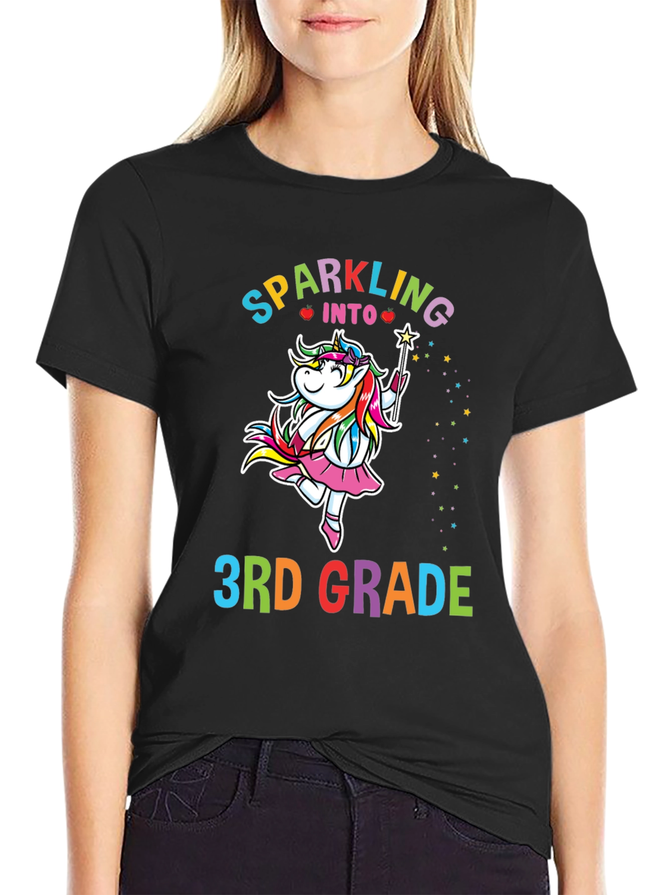 Sparkling Into 3rd Grade Unicorn T-Shirt