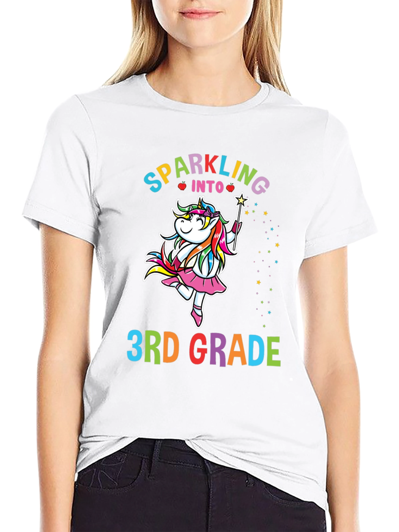 Sparkling Into 3rd Grade Unicorn T-Shirt