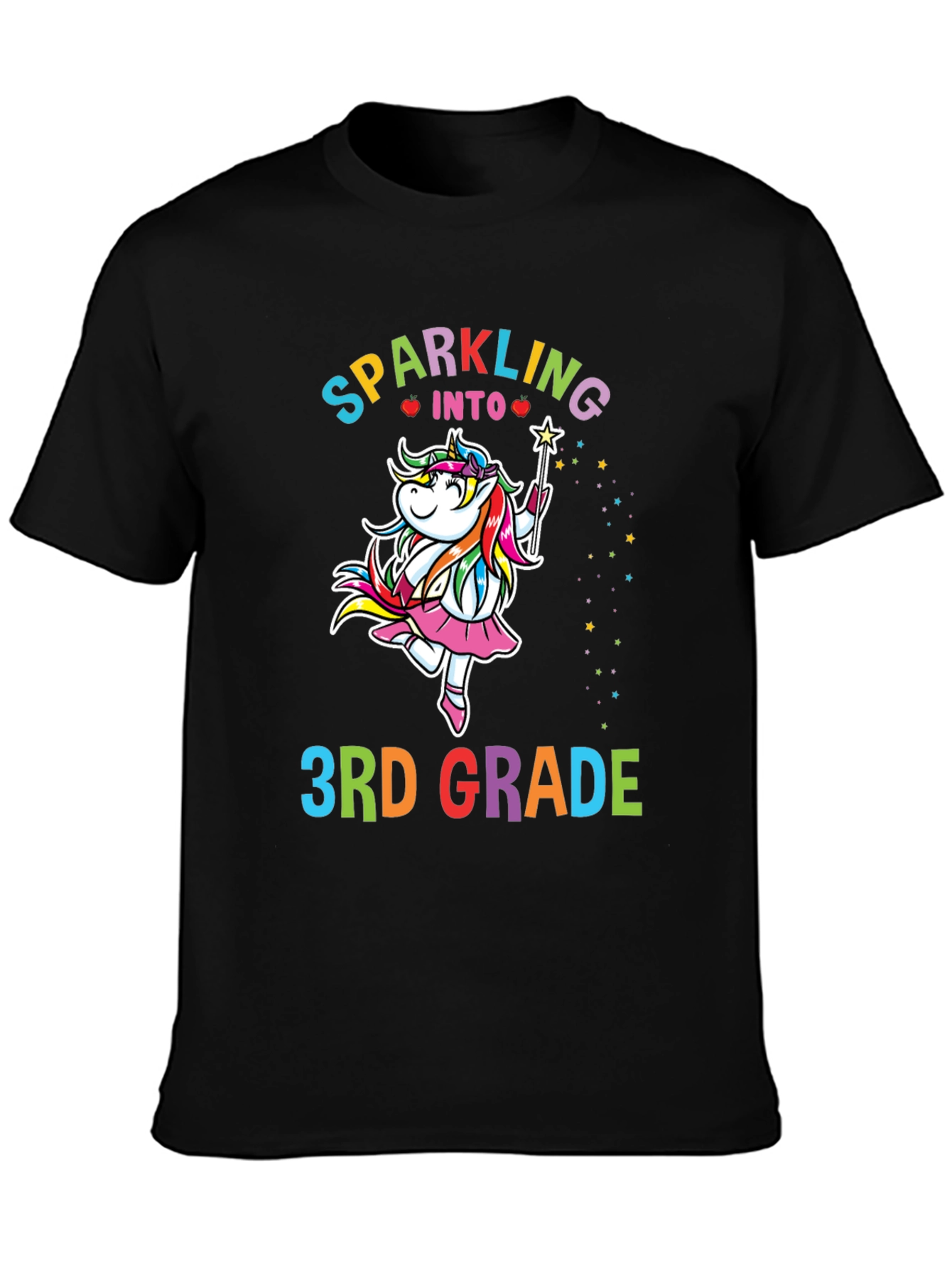 Sparkling Into 3rd Grade Unicorn T-Shirt