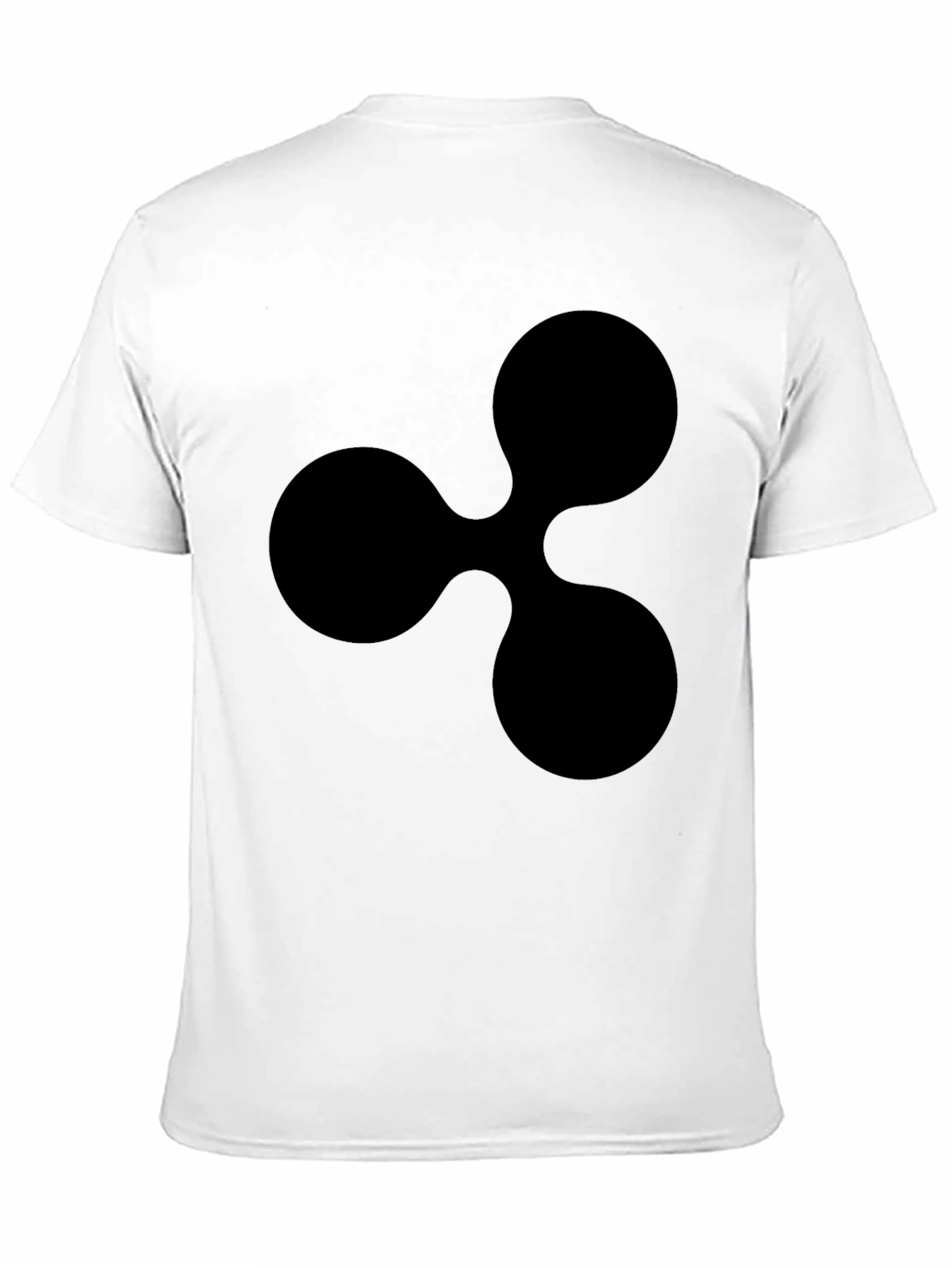 Black Ripple Logo T-Shirt - Crypto Fan Apparel