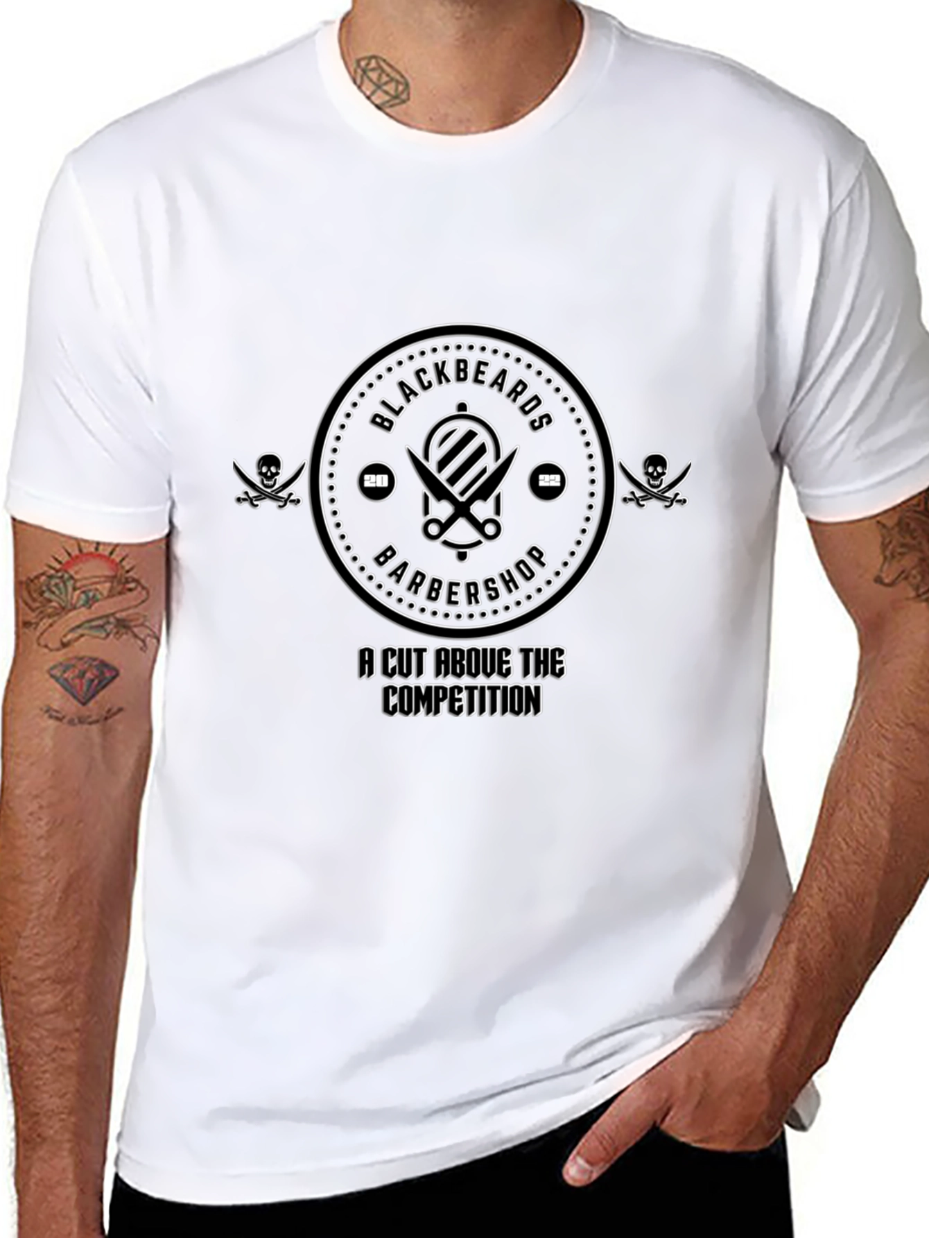 Blackbeard Barbershop T-Shirt - A Cut Above