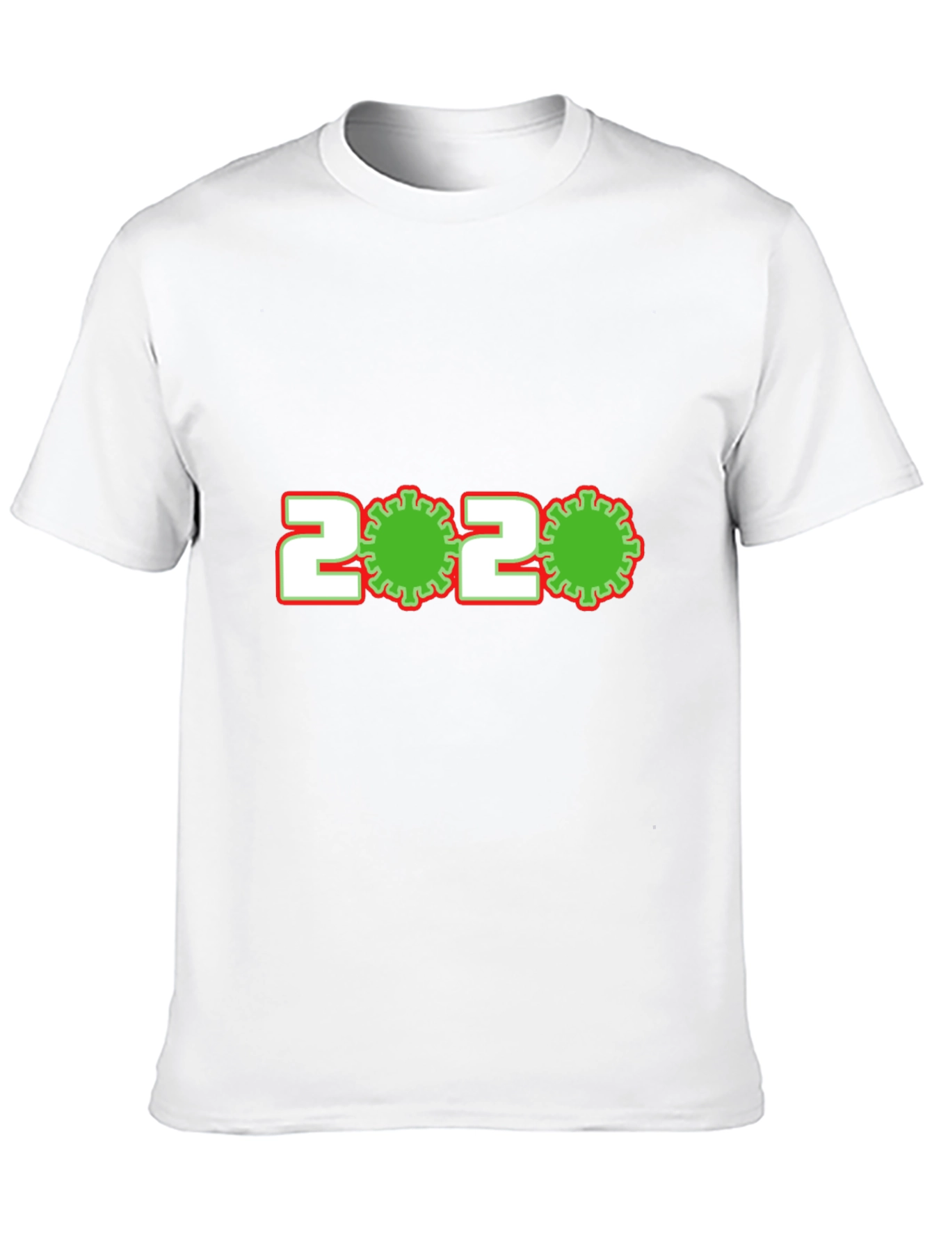 Novelty 2020 Virus Graphic Tee - Black