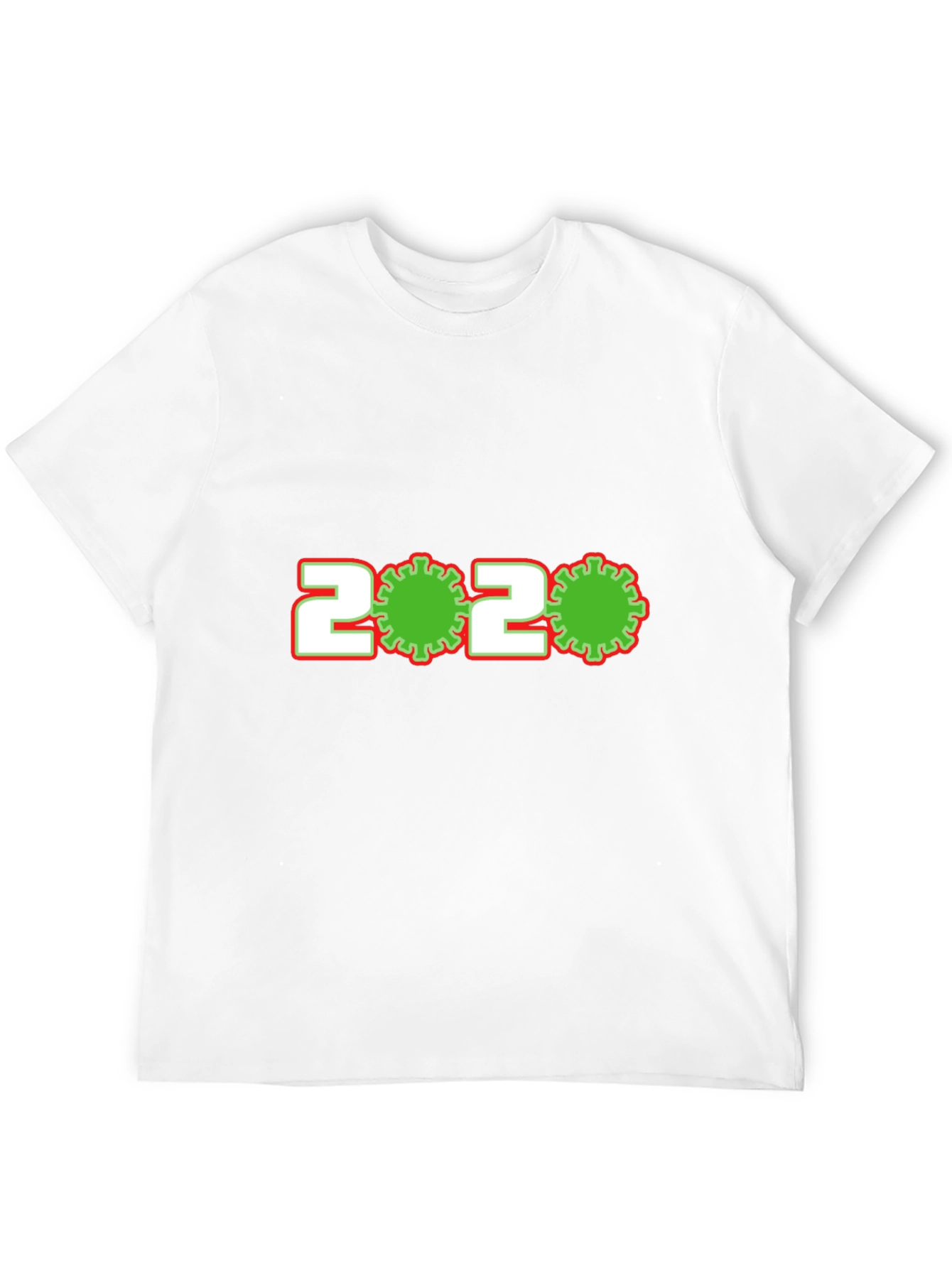 Novelty 2020 Virus Graphic Tee - Black