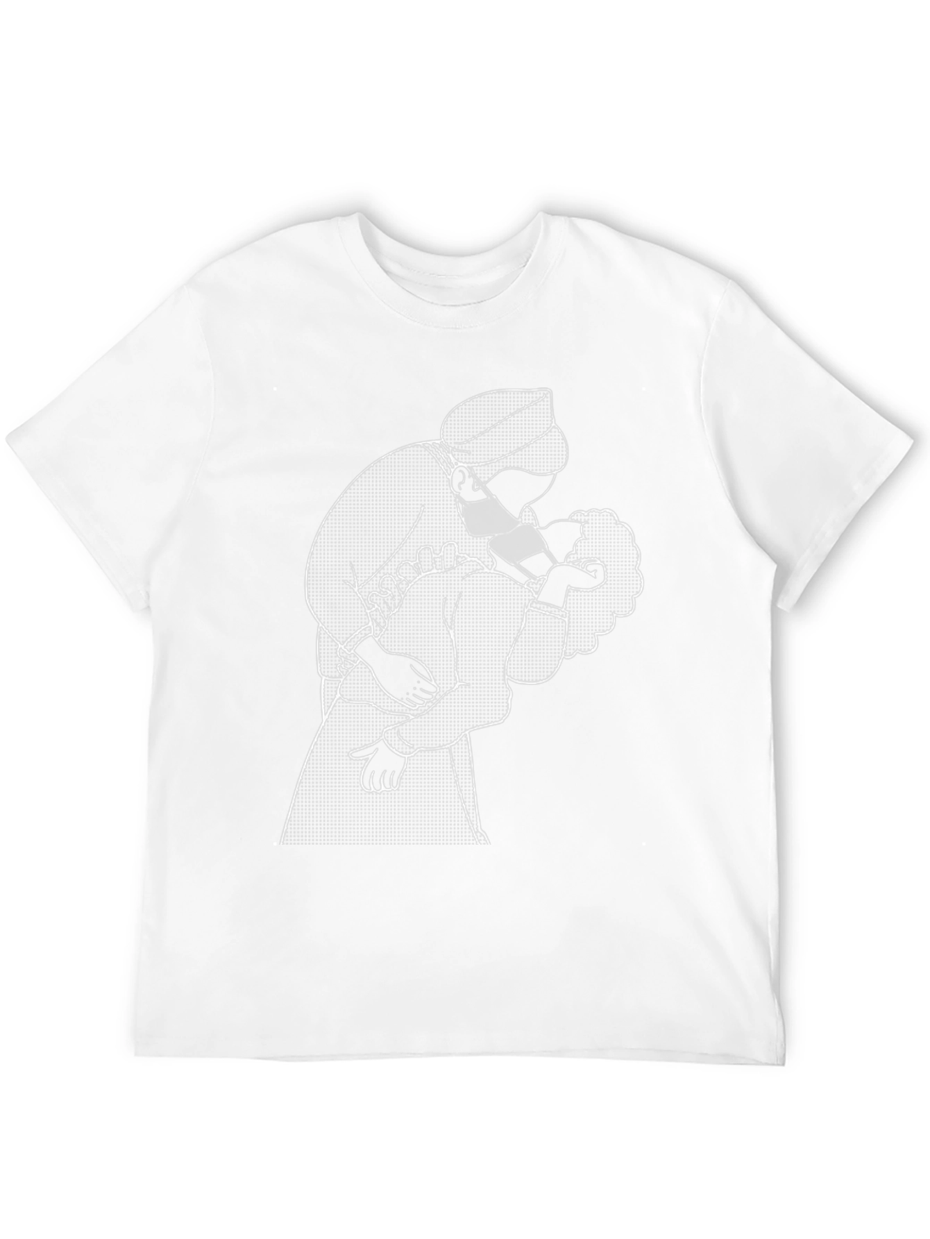 Masked Kiss Graphic Tee - Black