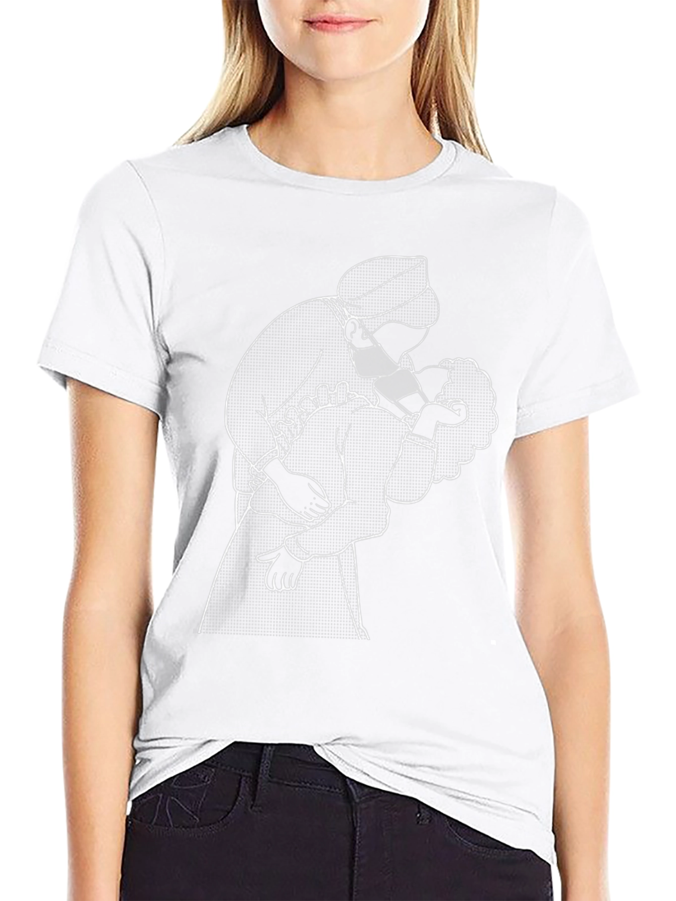 Masked Kiss Graphic Tee - Black