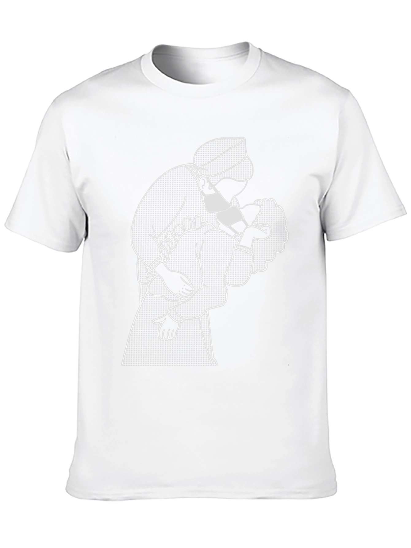 Masked Kiss Graphic Tee - Black