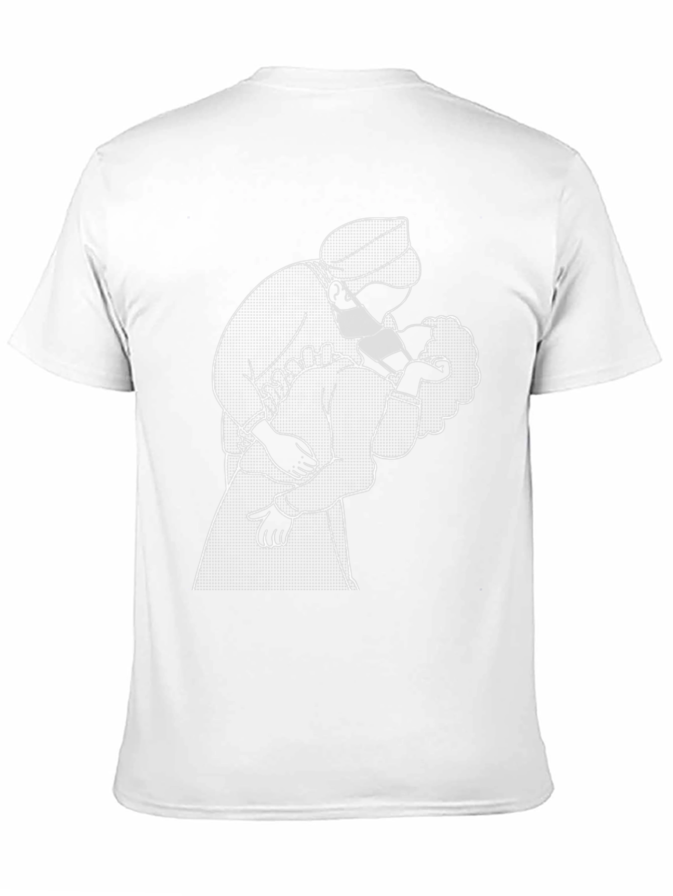Masked Kiss Graphic Tee - Black