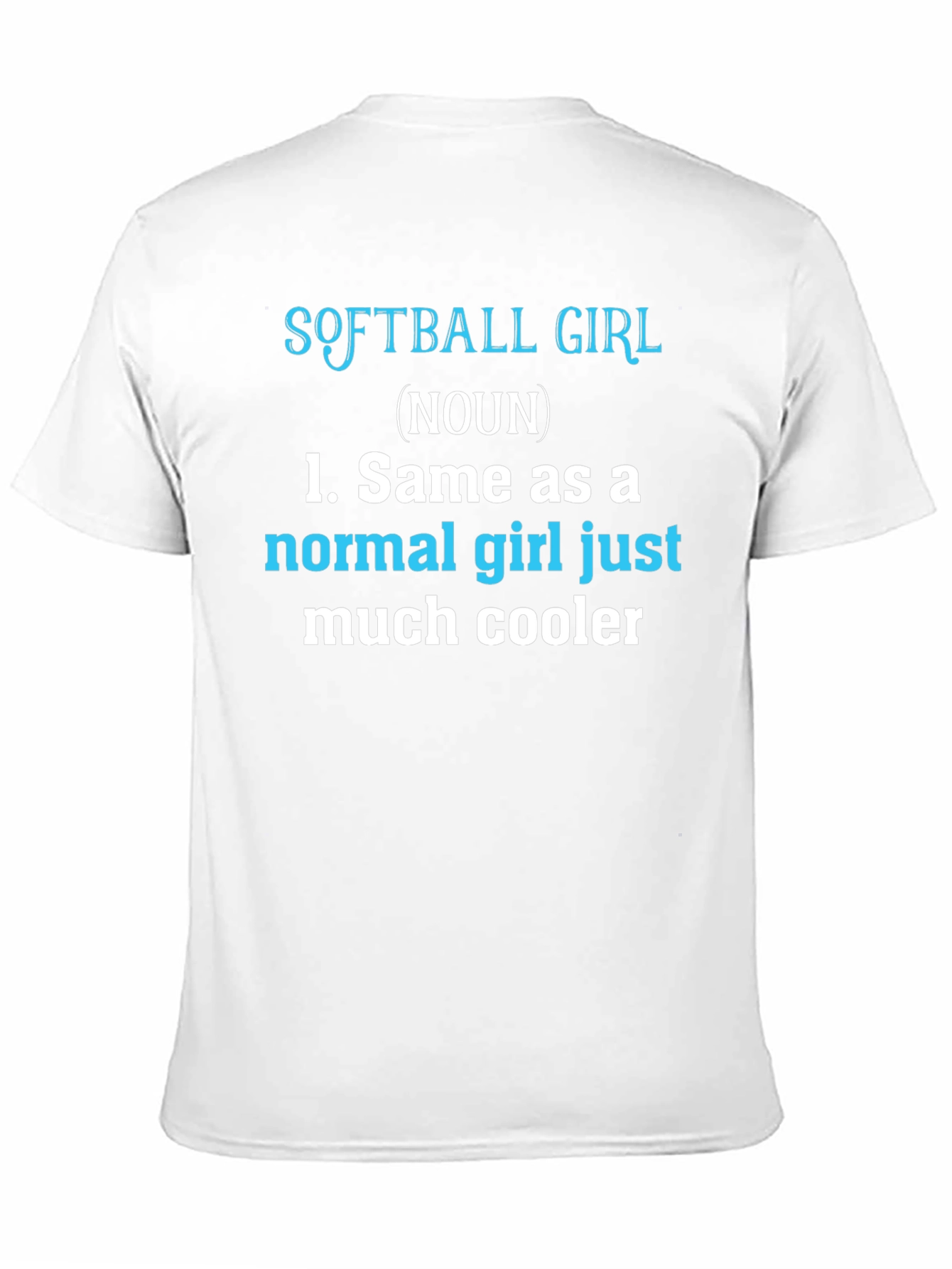 Softball Girl Definition T-Shirt - Funny Sports Tee