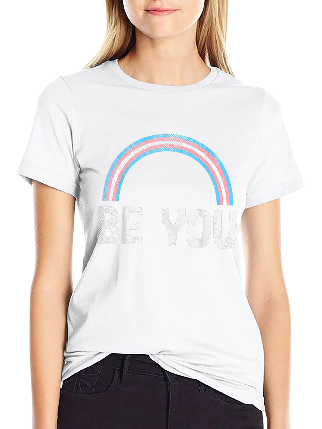 Be You Transgender Pride Rainbow T-Shirt