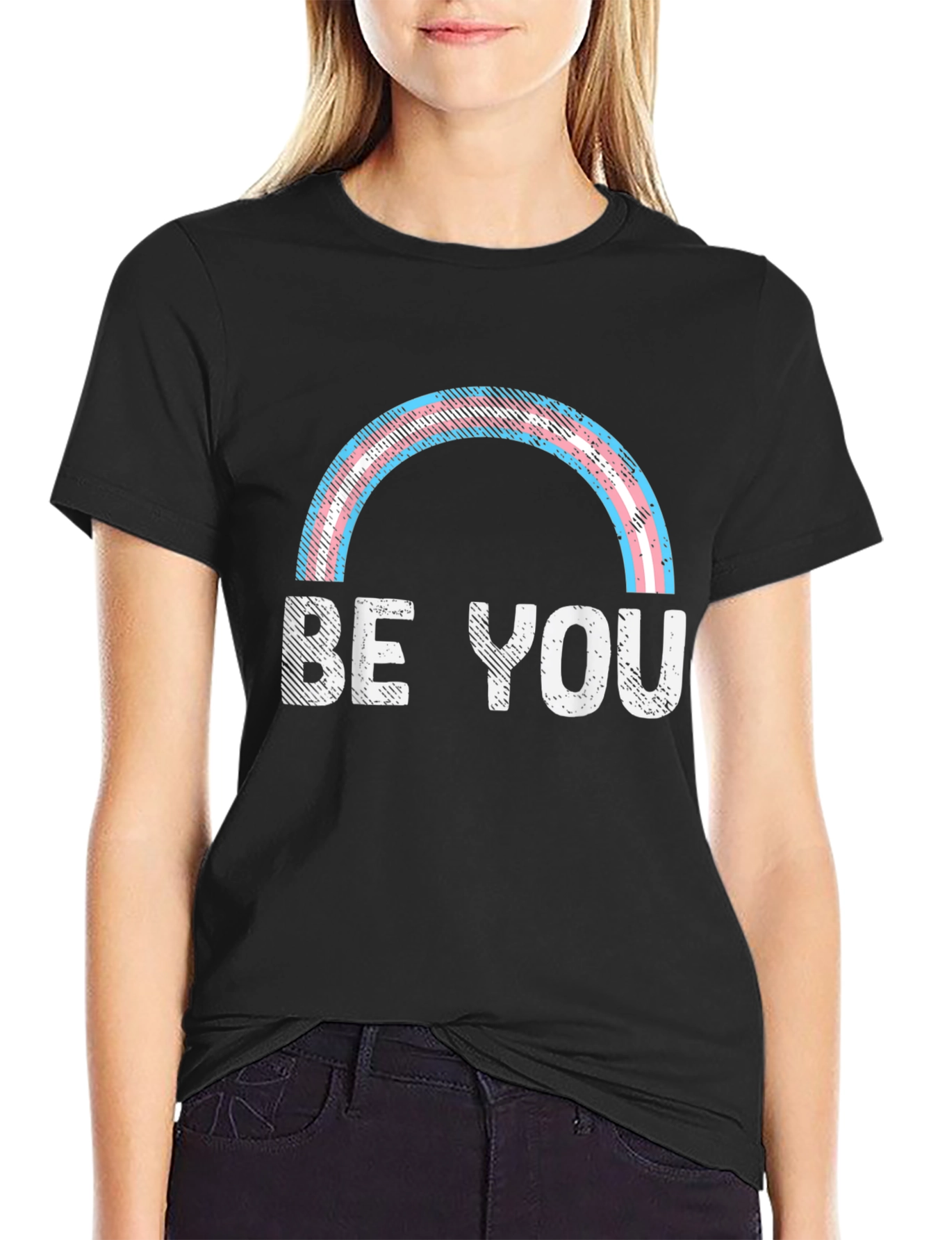 Be You Transgender Pride Rainbow T-Shirt